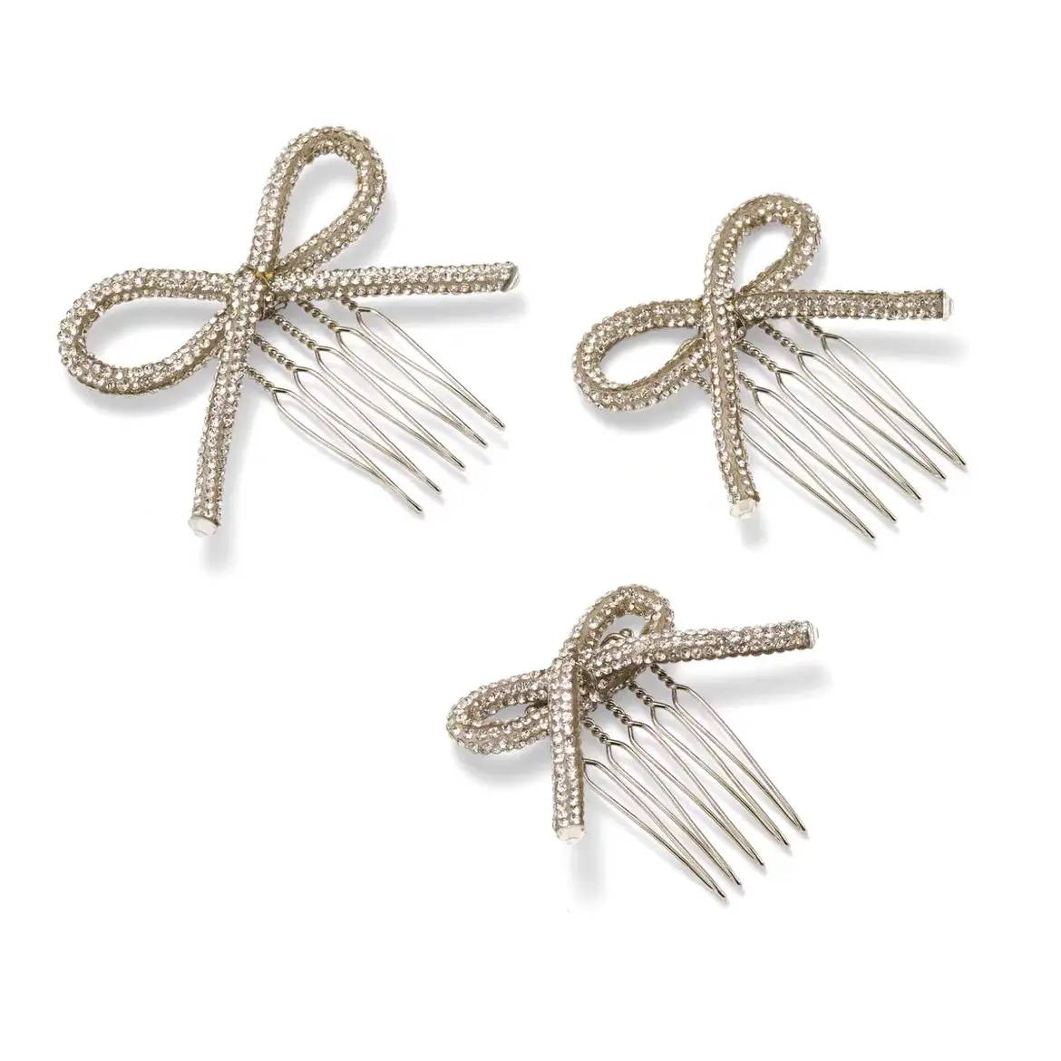 Elegant Bow Hair Combs