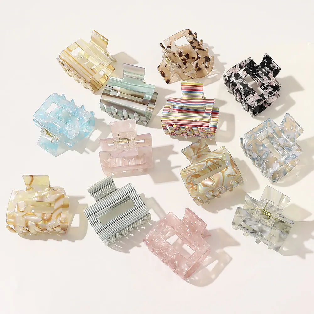 Acrylic Hair Claw Clips