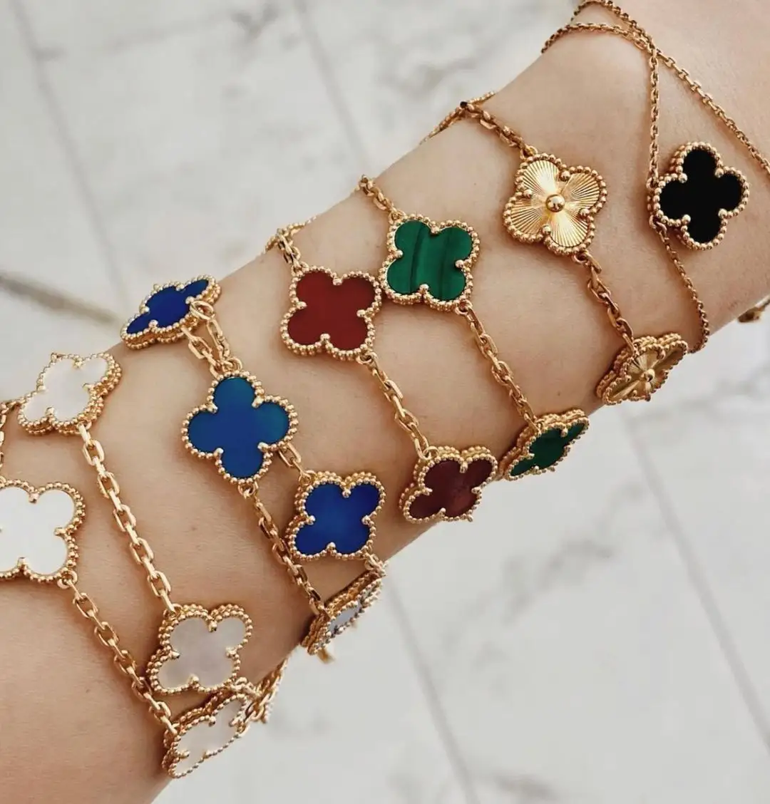 Elegant Clover Bracelets