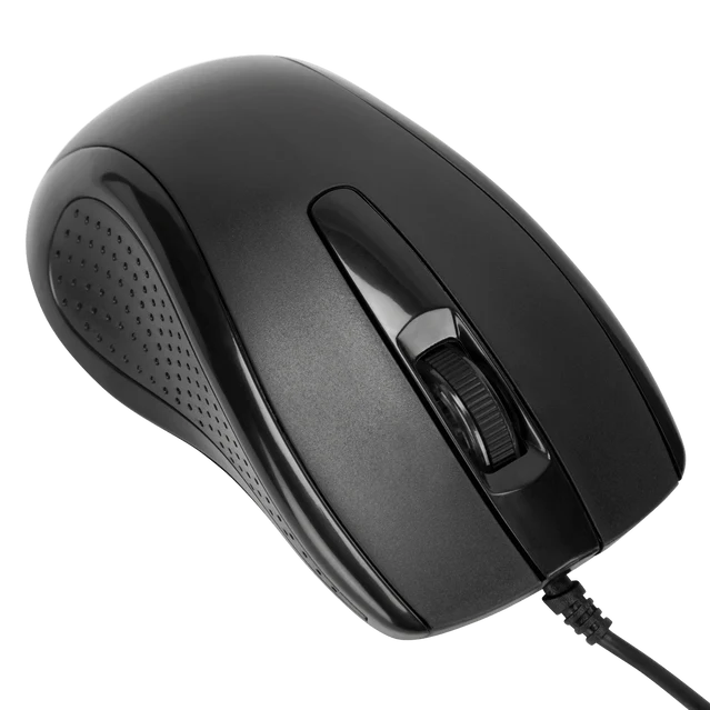 Mouse óptico USB 5ft, Plug and Play