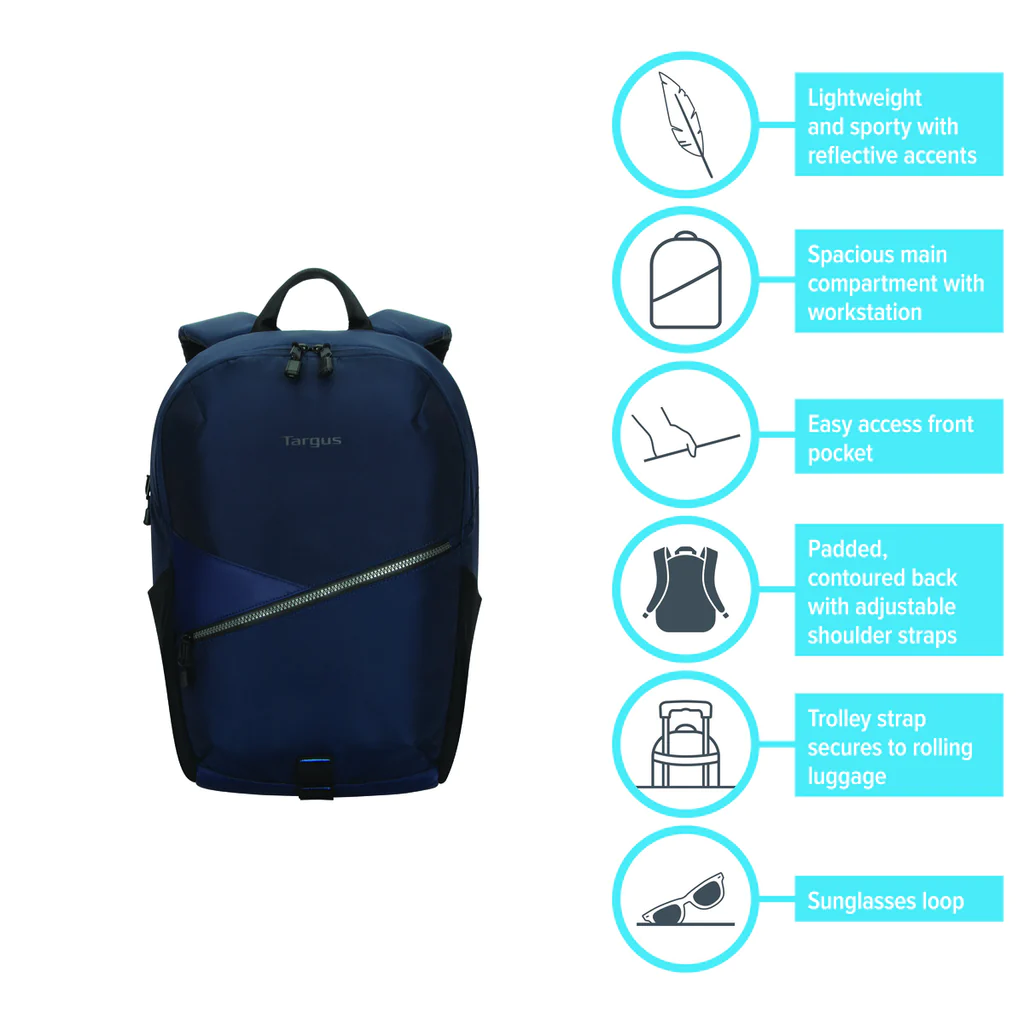 MOCHILA TARGUS TBB63202GL TRANSPIRE DE 15-16 PULGADAS COLOR AZUL