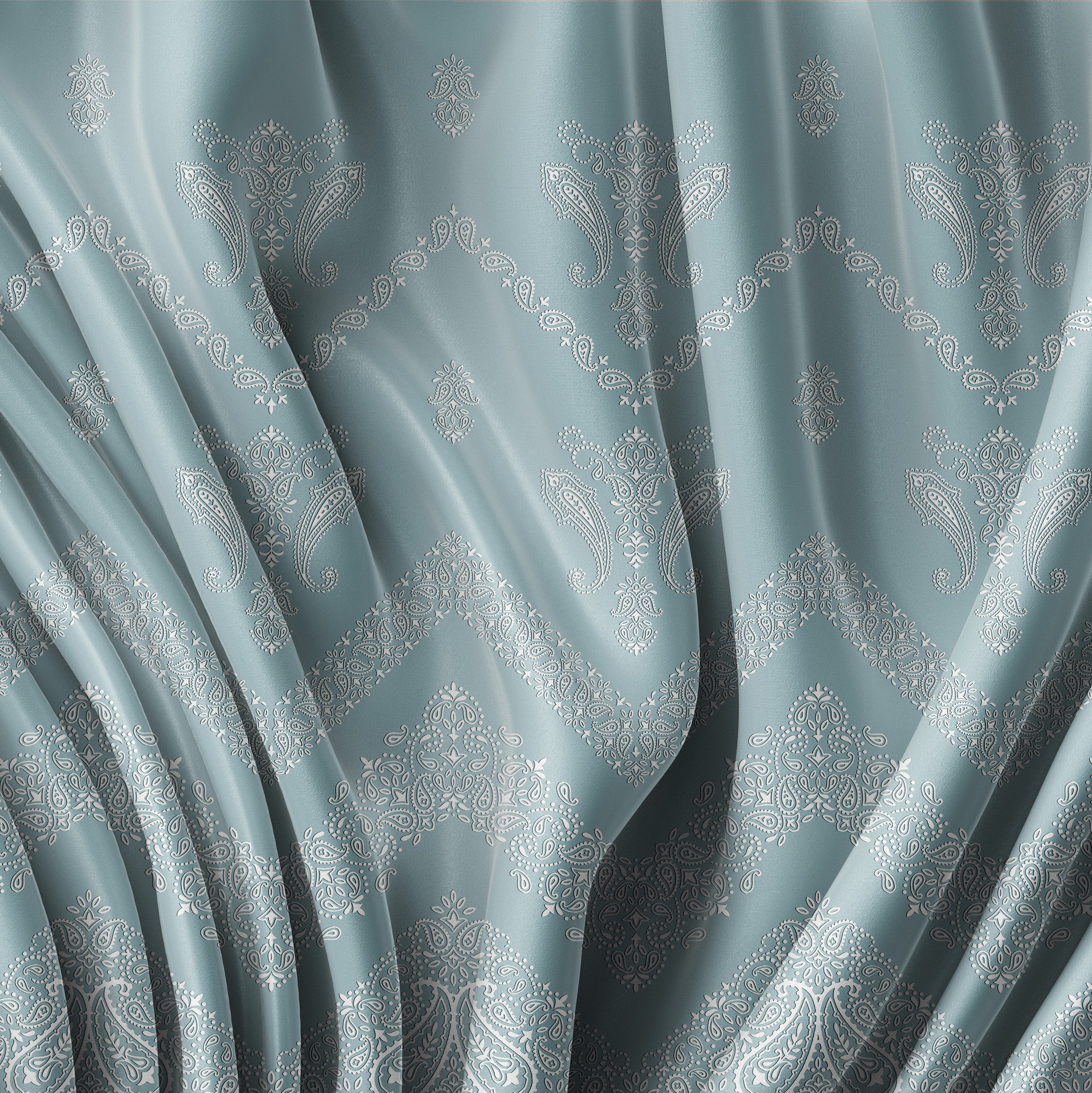 Aqua Ferahlığı Çift Kişilik Nevresim Takımı %100 Pamuk