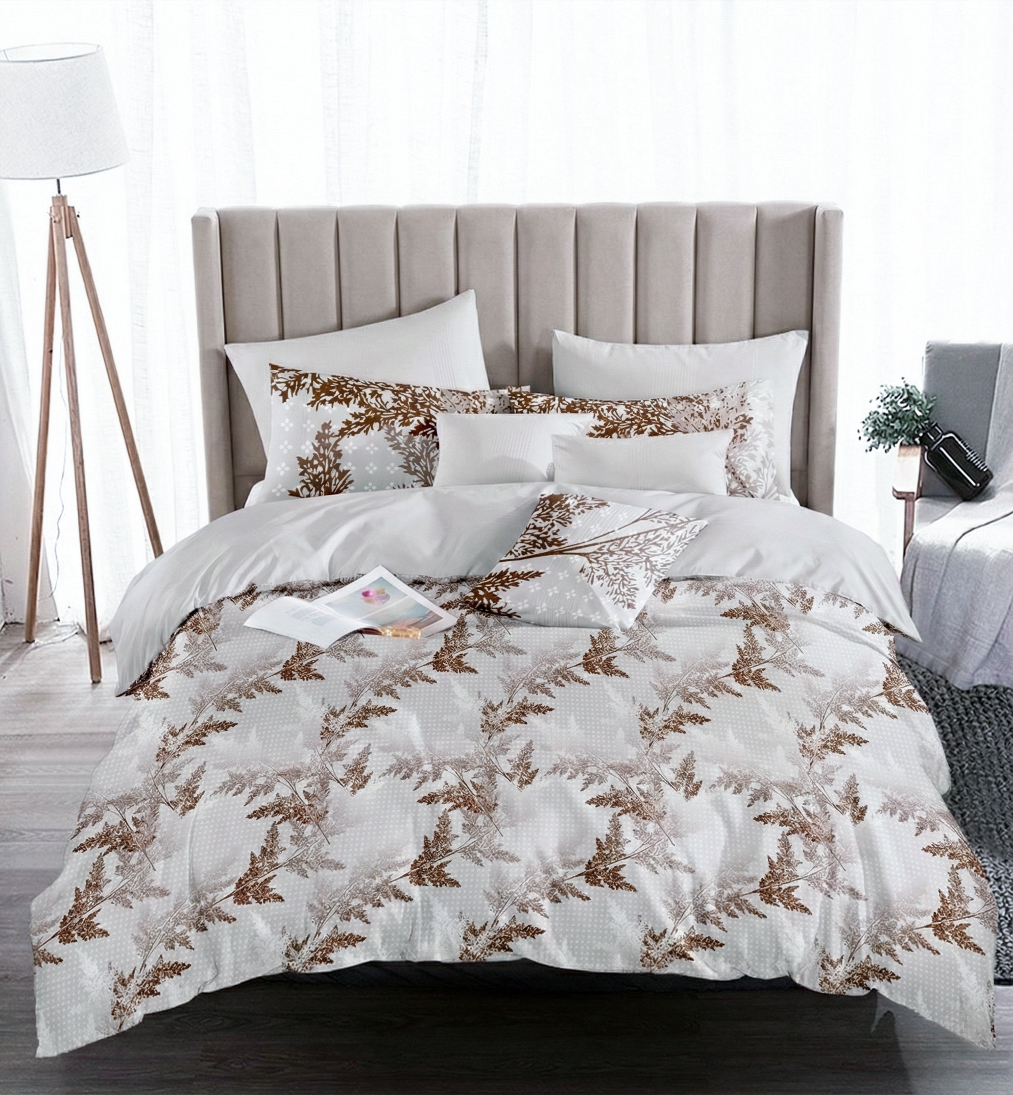 Vizon Hazan Çift Kişilik Nevresim Takımı %100 Pamuk