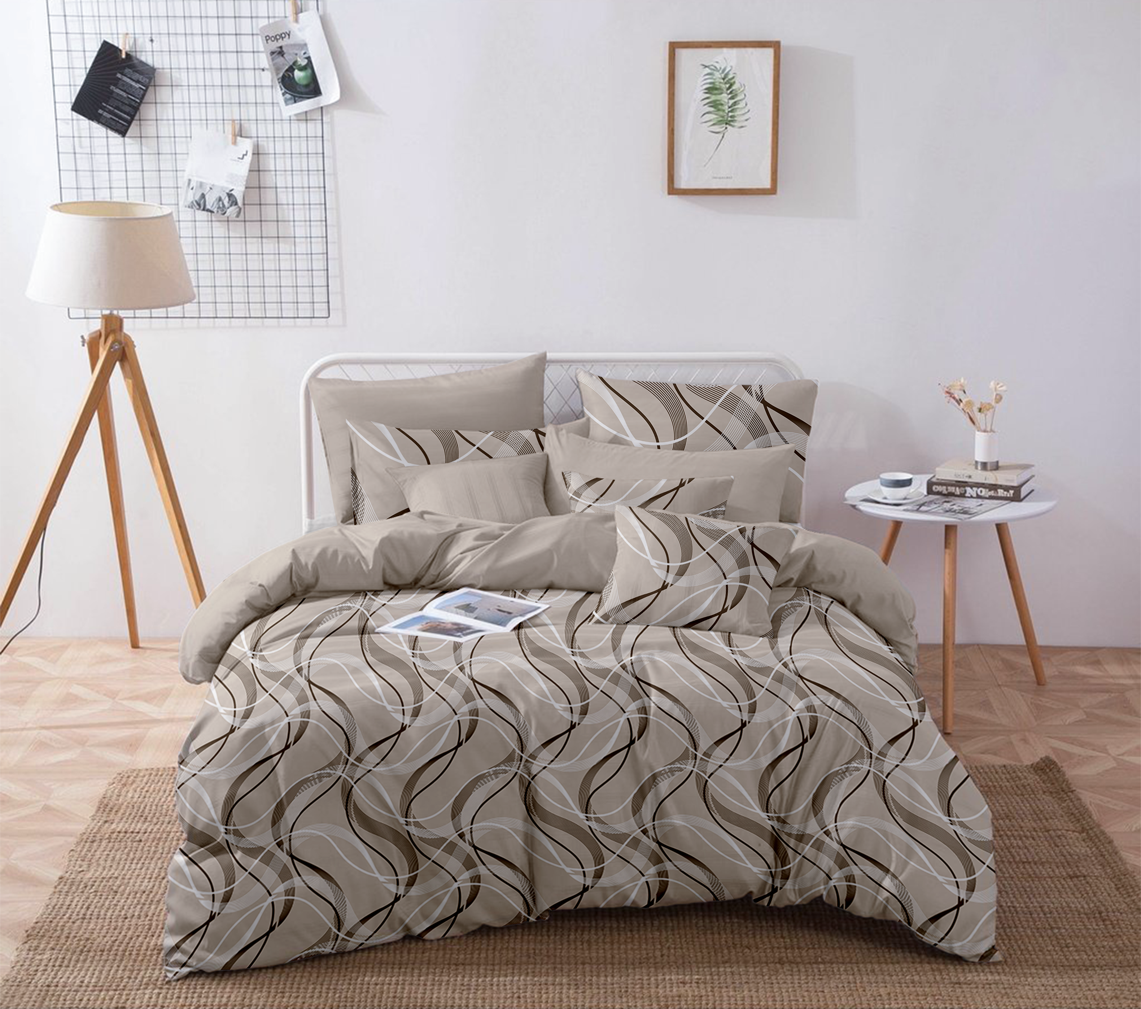 Sahra Rüzgarı Çift Kişilik Nevresim Takımı %100 Pamuk