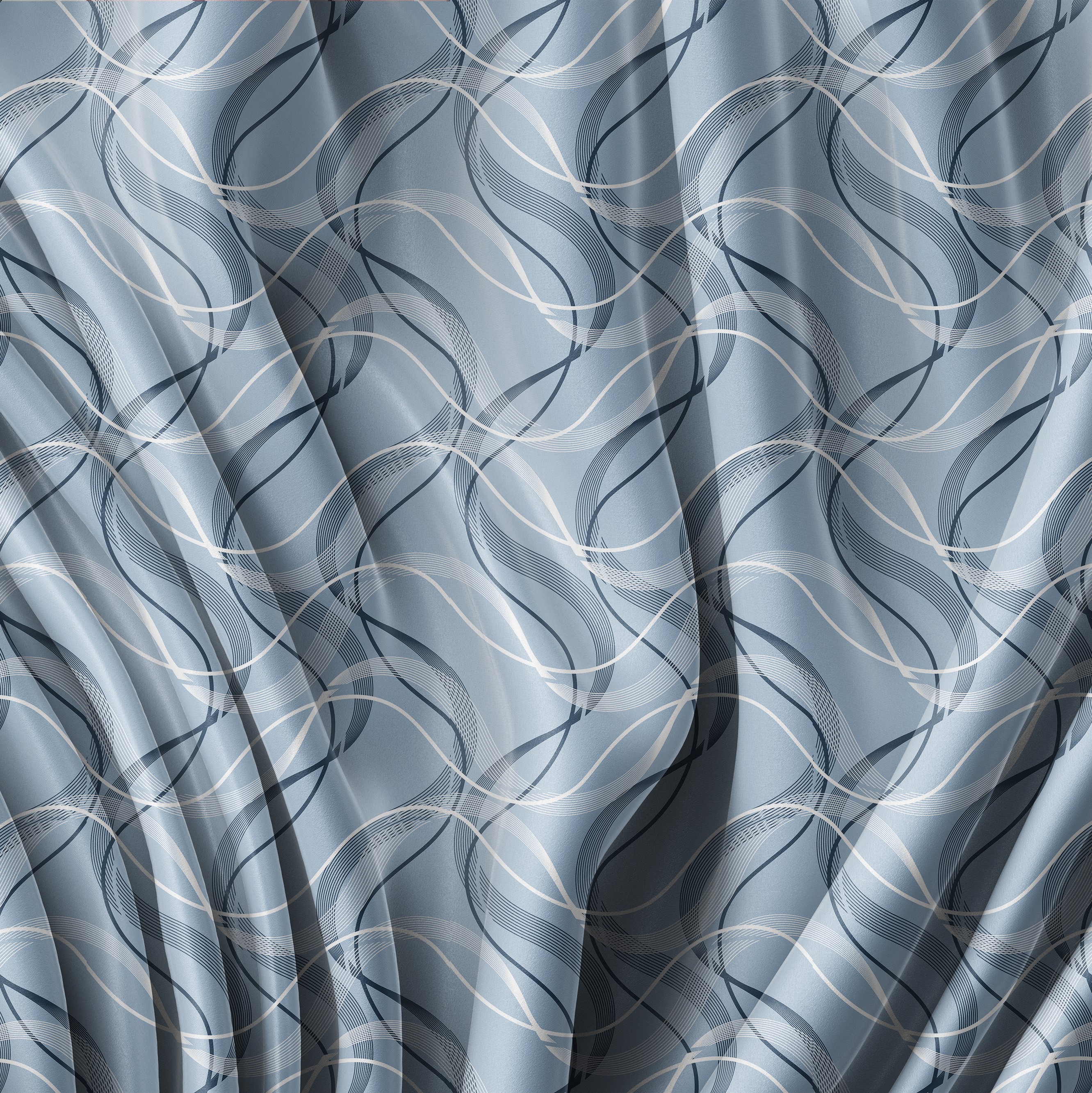 Okyanus Akıntısı Çift Kişilik Nevresim Takımı %100 Pamuk