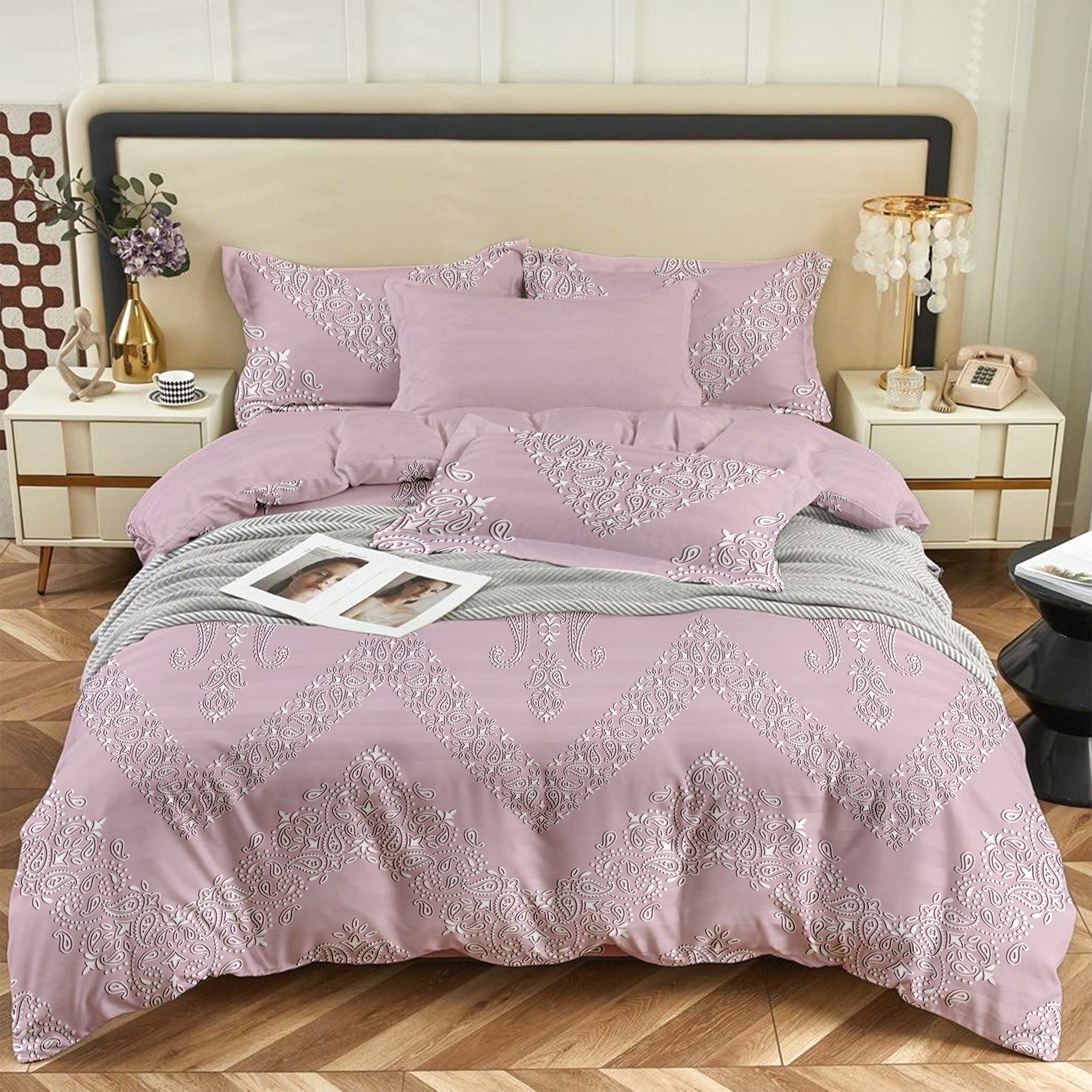 Hürrem Sultan Çift Kişilik Nevresim Takımı %100 Pamuk