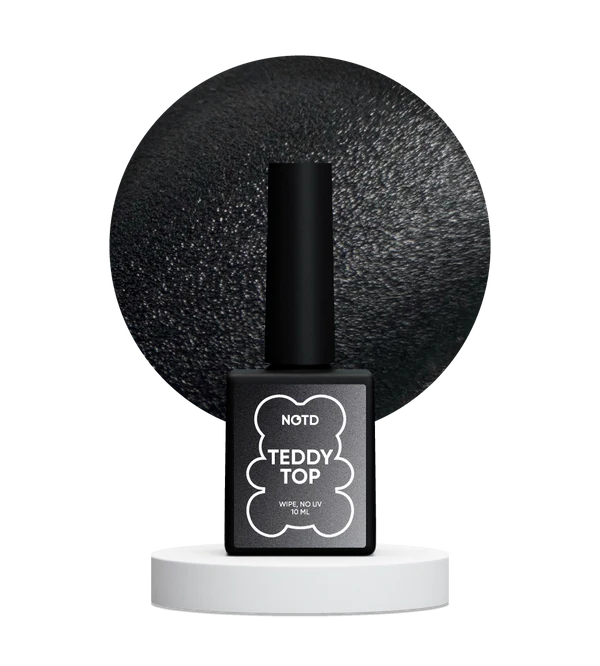 NAILSOFTHEDAY Teddy top wipe