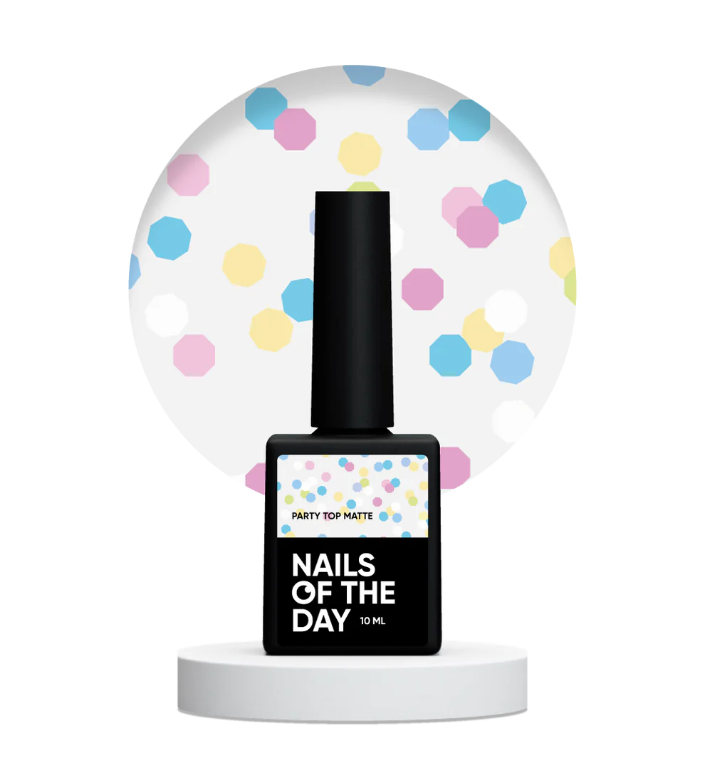 NAILSOFTHEDAY  Party top matte