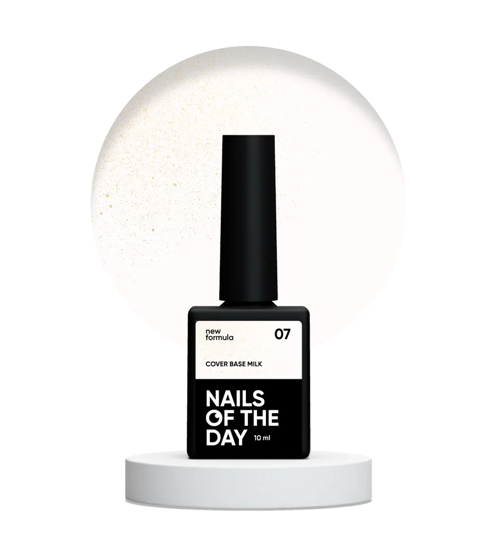 NAILSOFTHEDAY Cover base milk shimmer 07