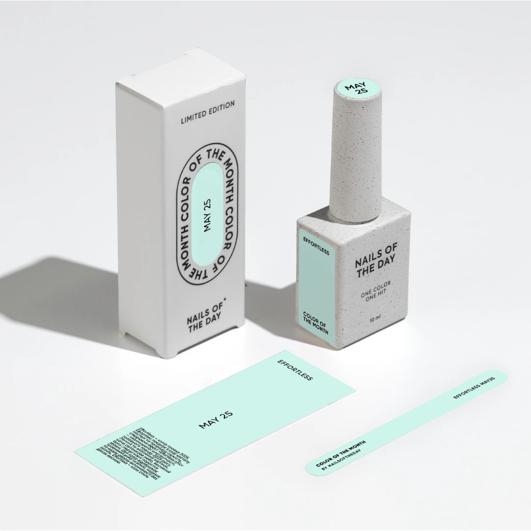 NAILSOFTHEDAY Color of the month May 2025 Effortless, 10 ml