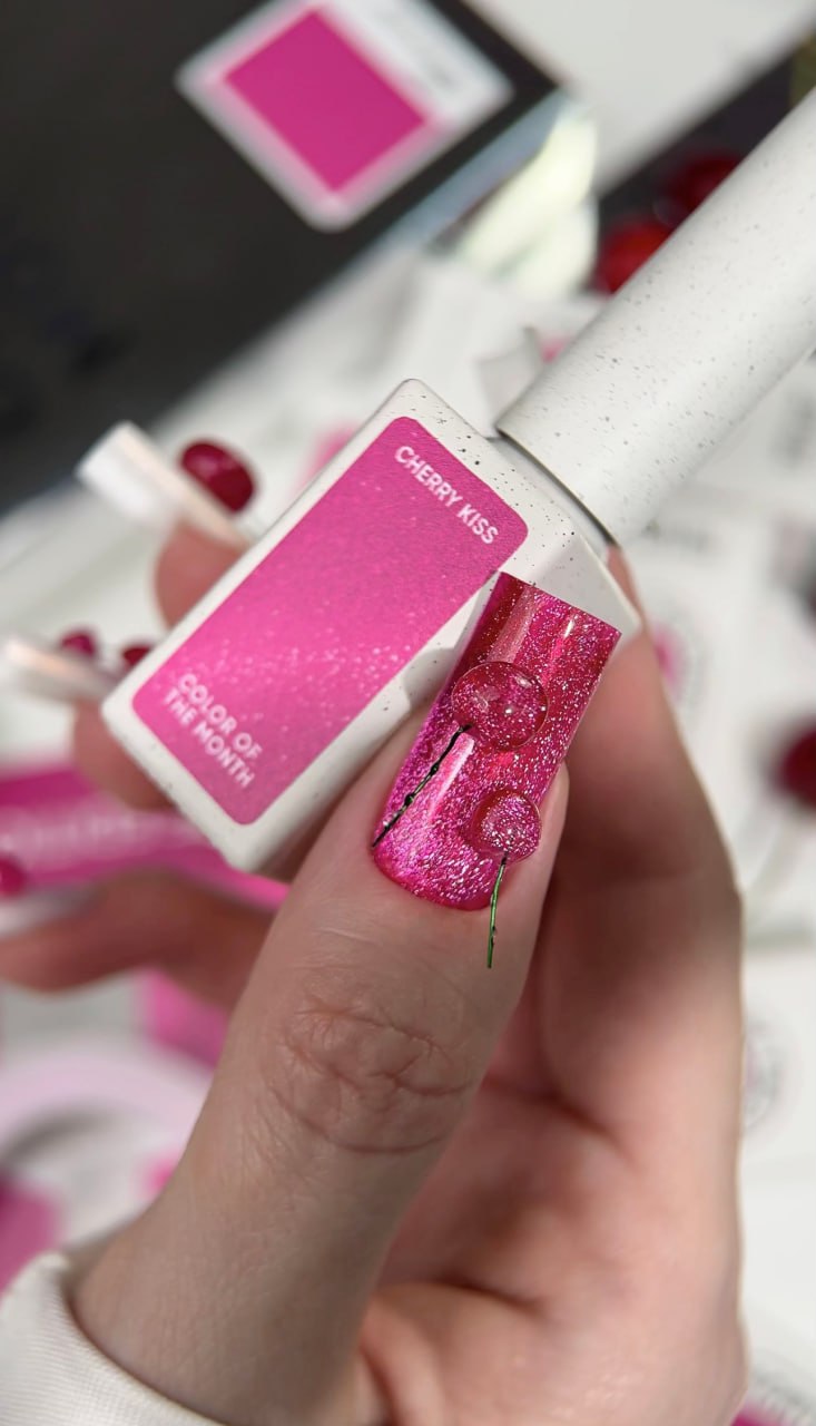 NAILSOFTHEDAY Color of the month June 2025 Cherry Kiss 
