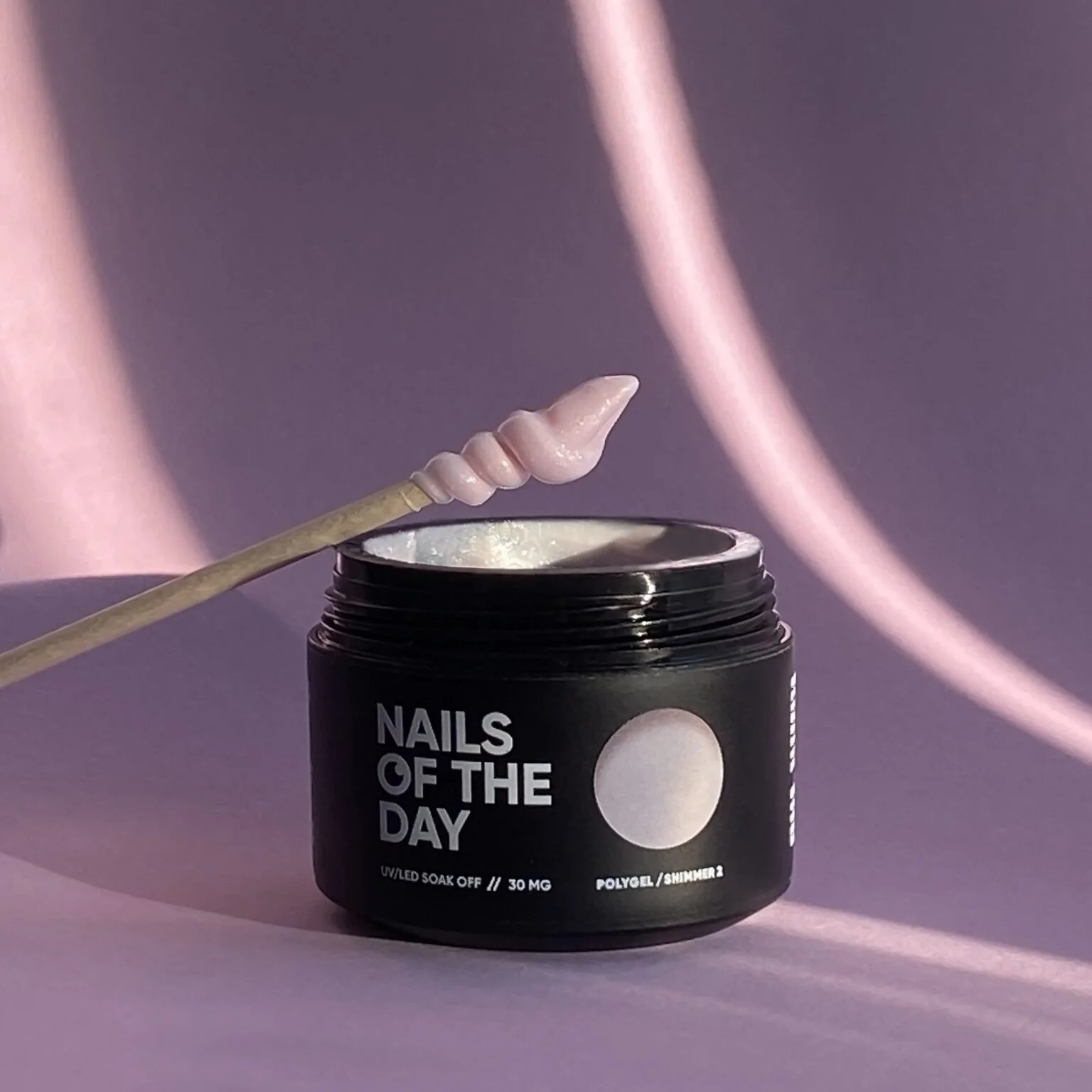 NAILSOFTHEDAY Polygel shimmer 02, 30 ml