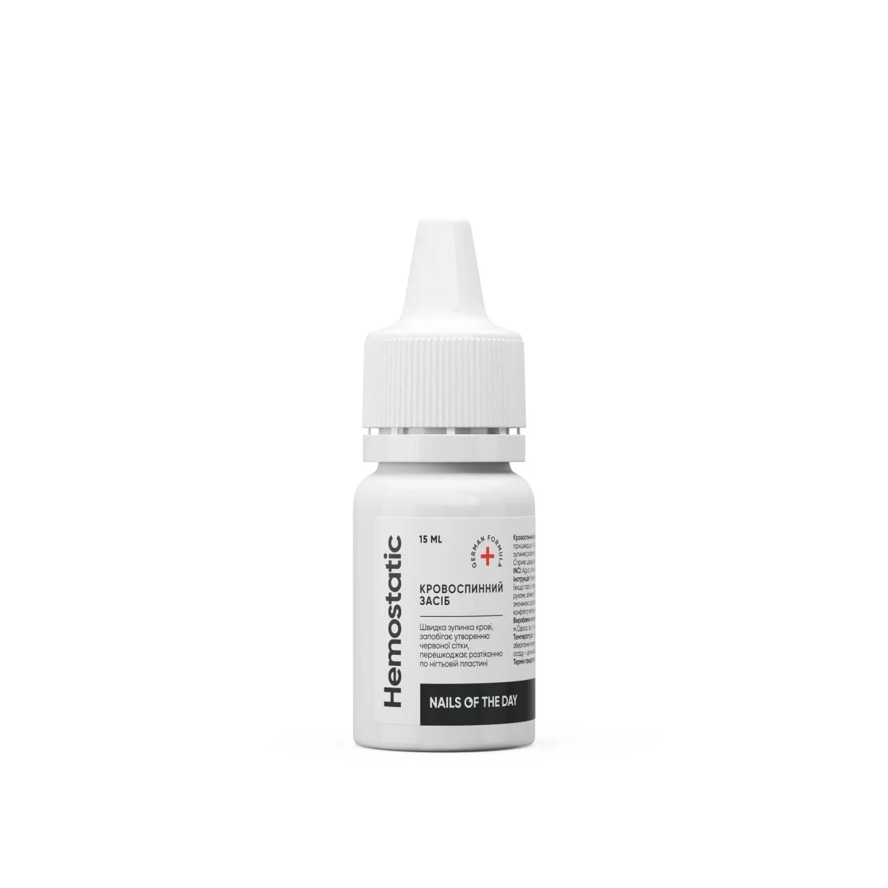 NAILSOFTHEDAY Podology+ Hemostatic, kraują stabdantis skystis, 15 ml 