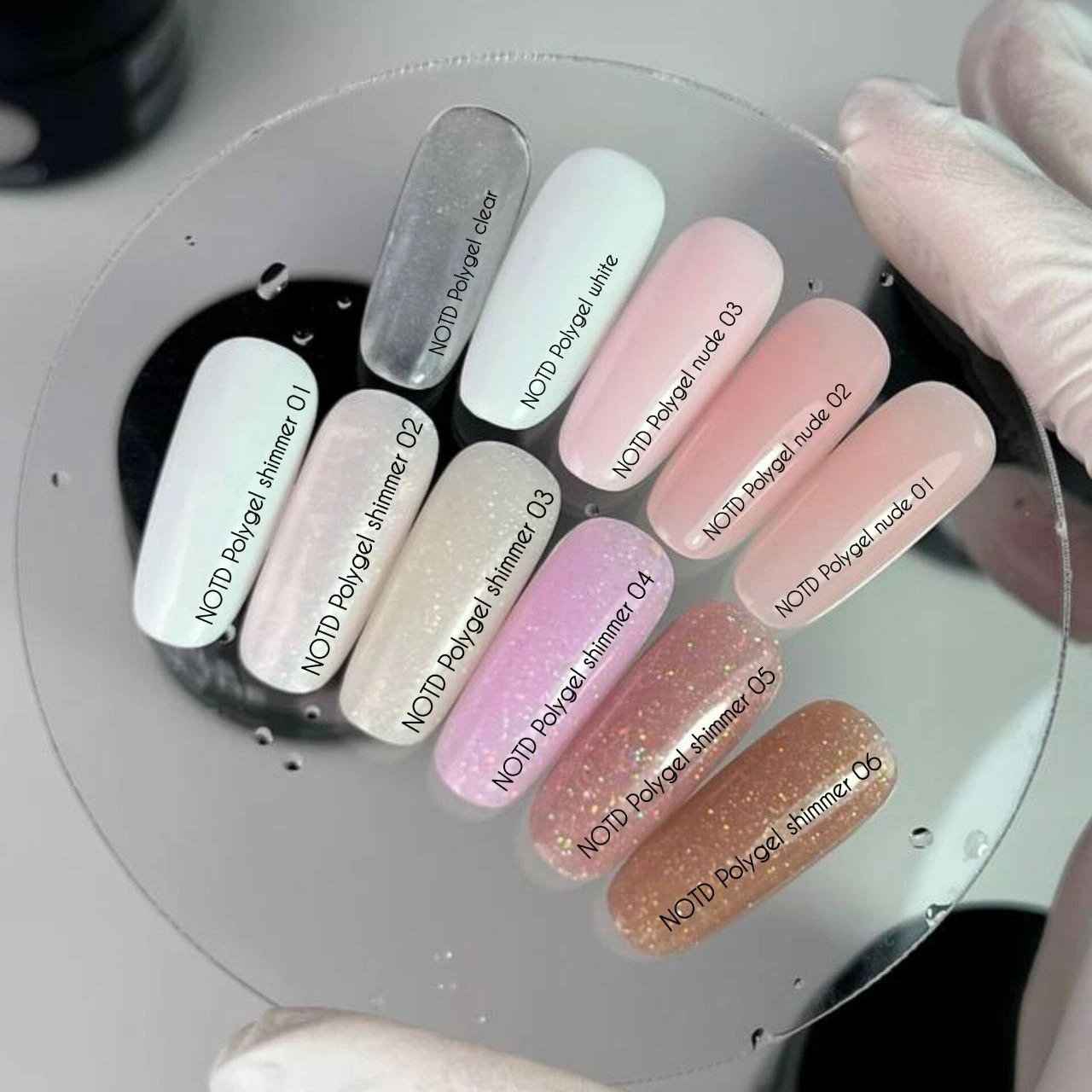 NAILSOFTHEDAY Polygel white, 30 g