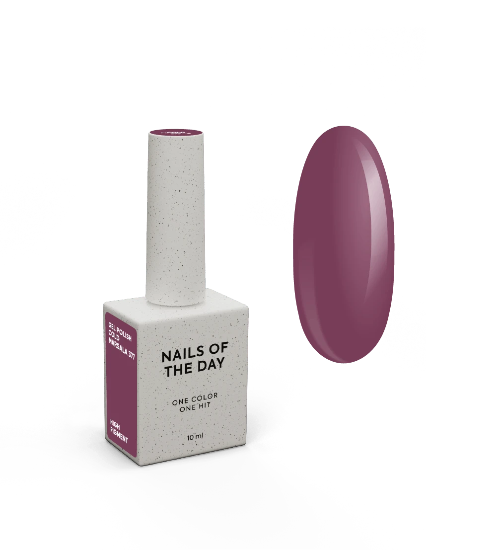 NAILSOFTHEDAY Gel polish Cold Marsala