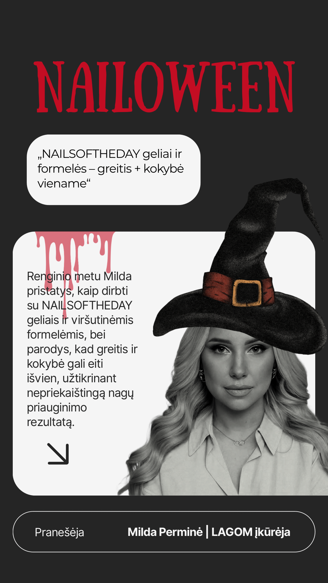 NAILOWEEN bilietas | Spalio 26 d.