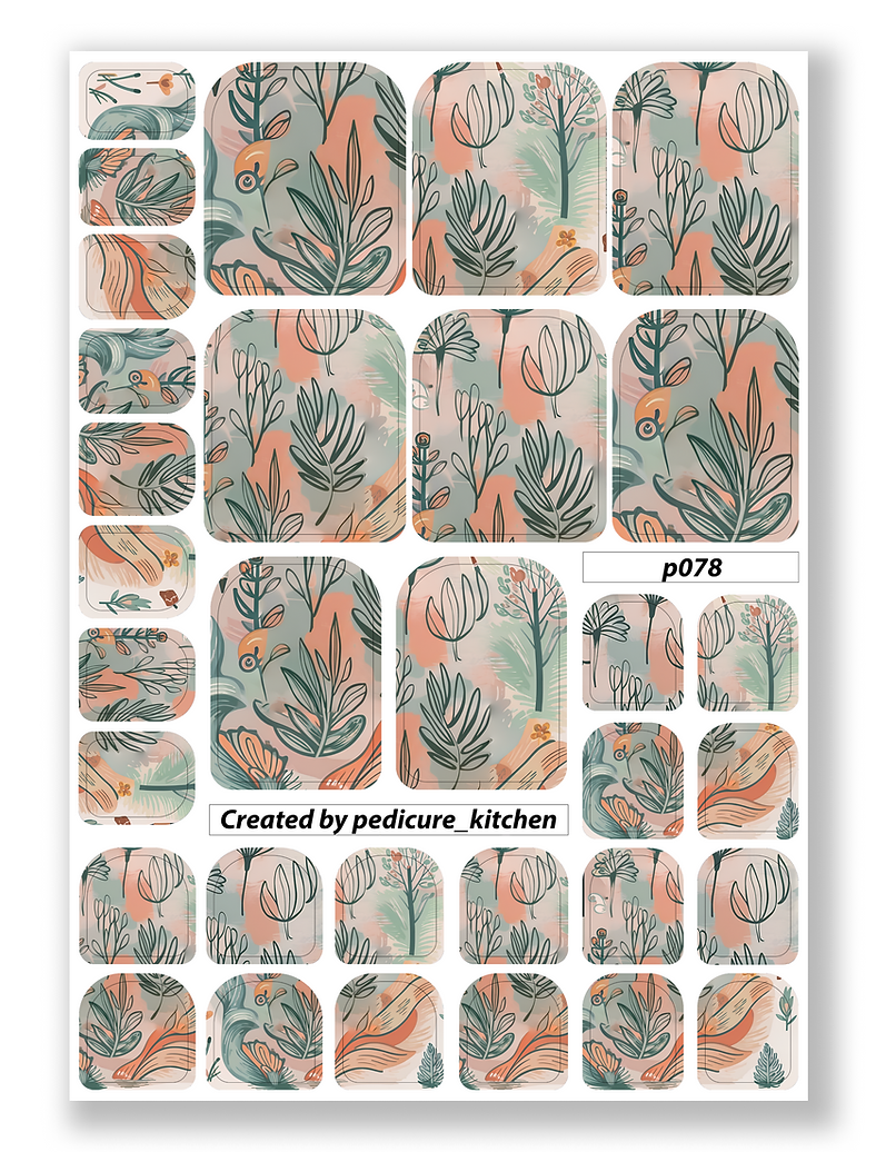 PEDICURE WRAPS P078