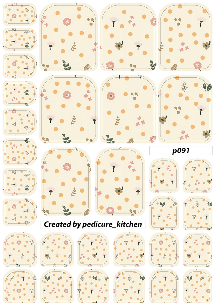 PEDICURE WRAPS P091
