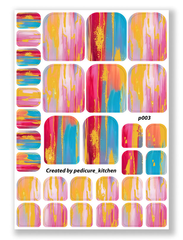 PEDICURE WRAPS P003