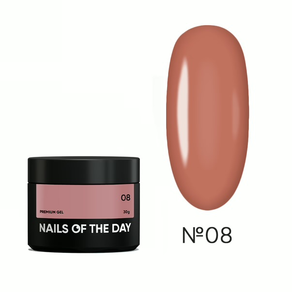NAILSOFTHEDAY Premium gel 08, 30 ml