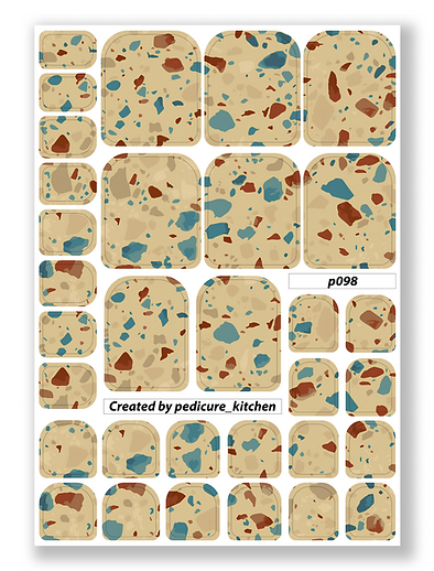 PEDICURE WRAPS P098