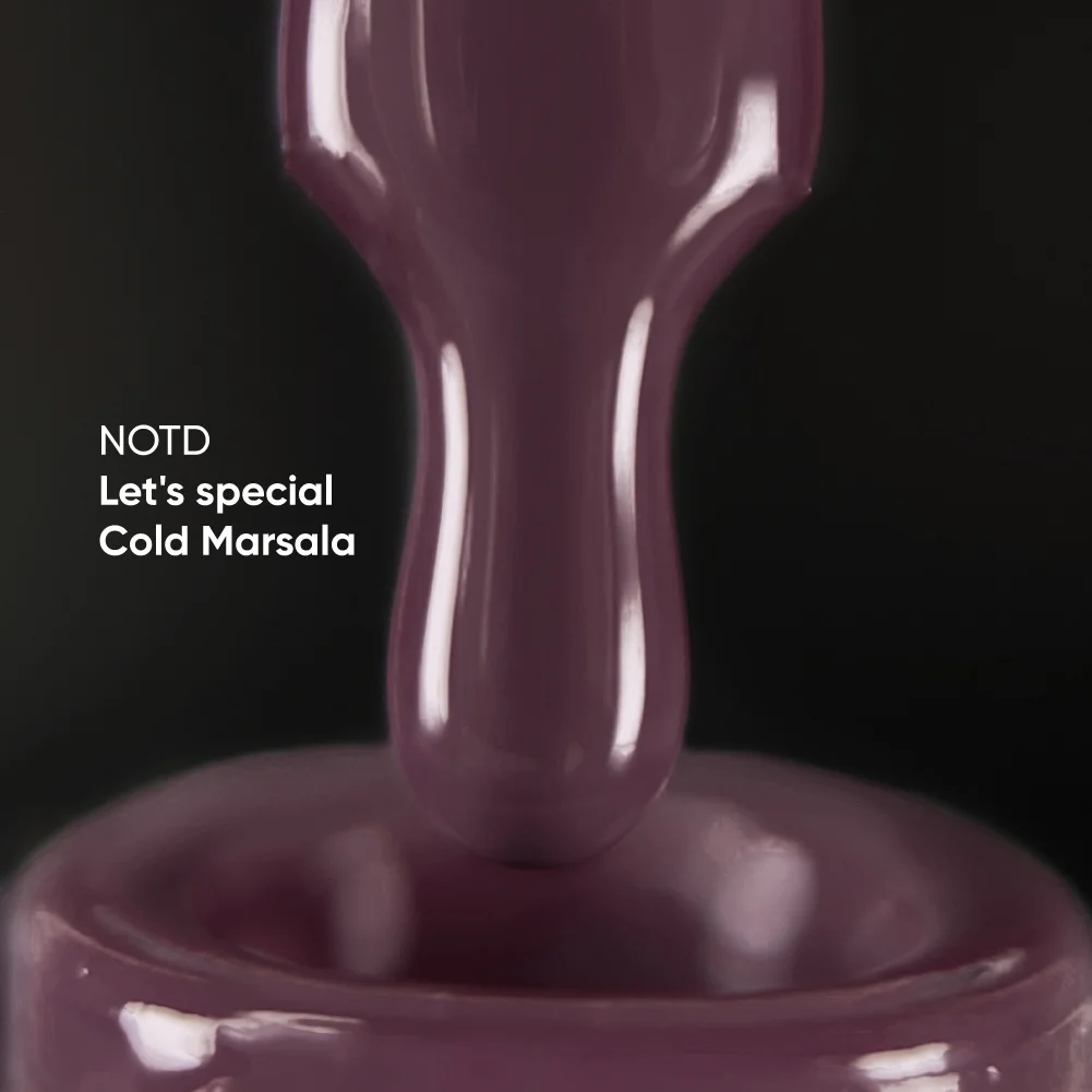 NAILSOFTHEDAY Gel polish Cold Marsala