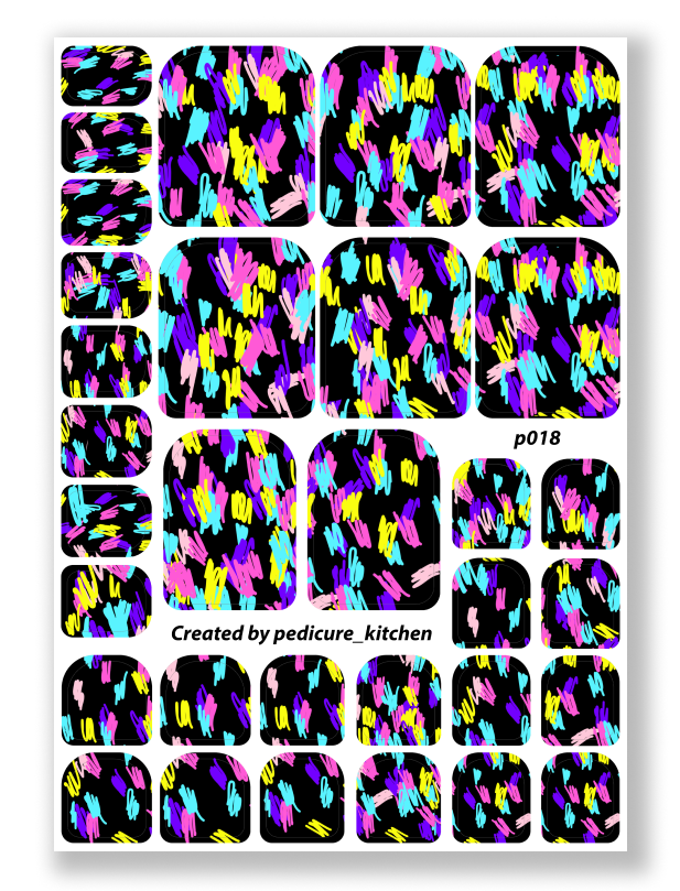 PEDICURE WRAPS P018
