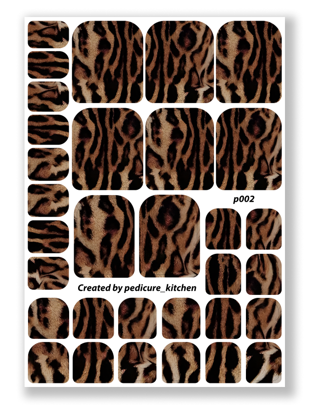 PEDICURE WRAPS P002
