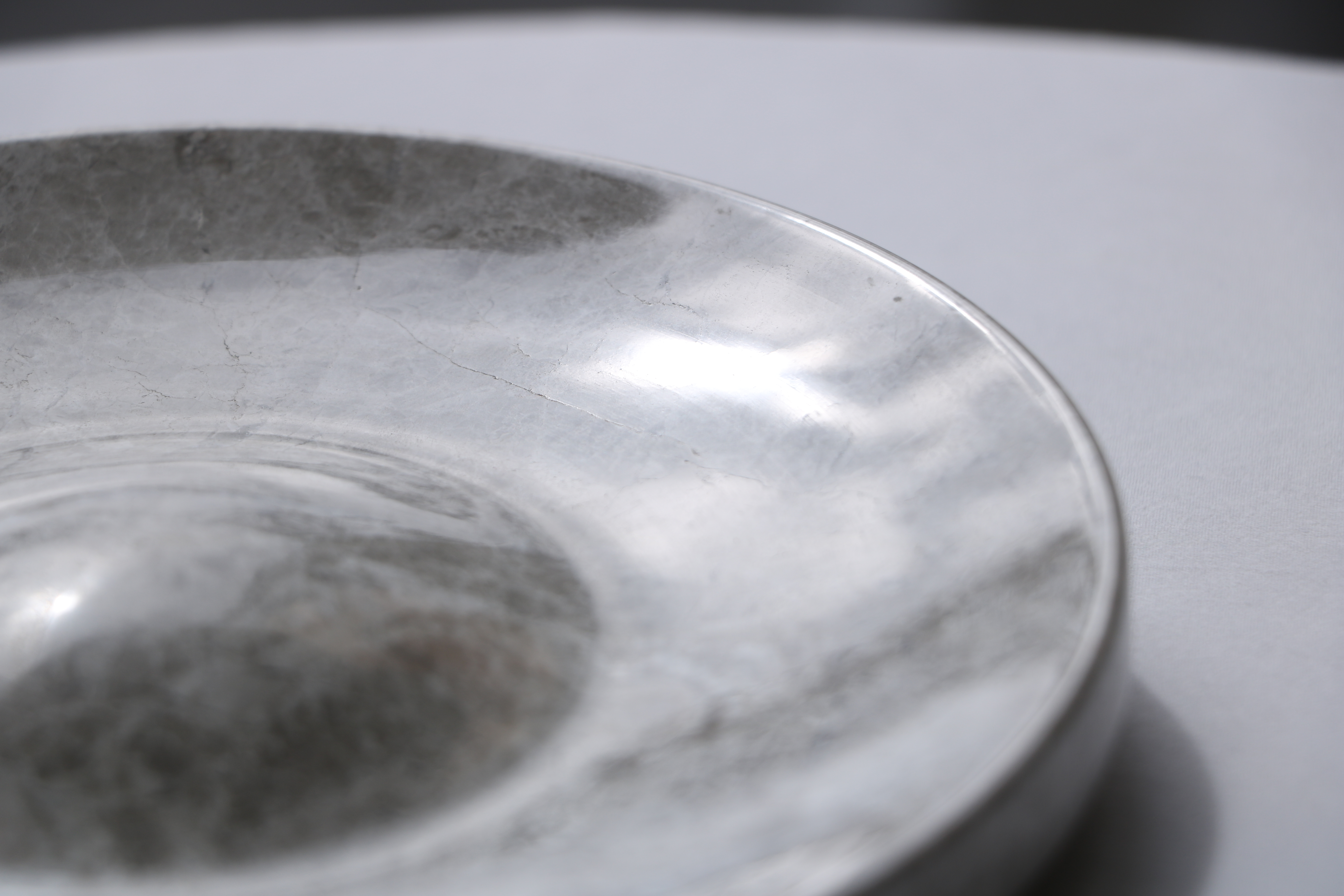 Assiette Apéritif en Marbre Naturel – Ø20 cm