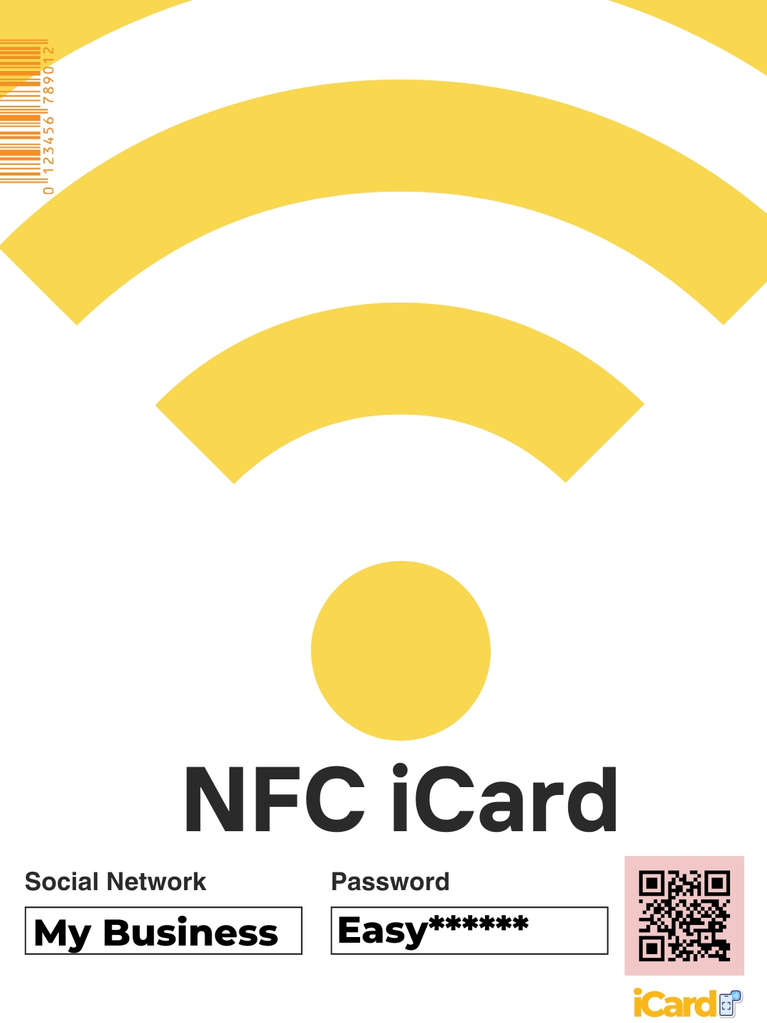NFC電子卡片|iCard 1.0 - NFC卡片一拍向對方手機,即可傳送數碼訊息!