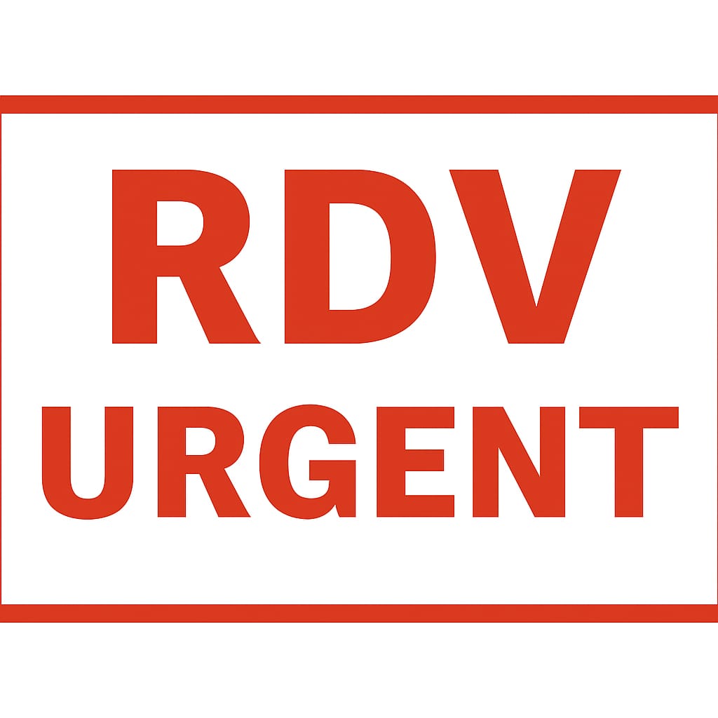 đ RDV urgent â Disponible en 24h !