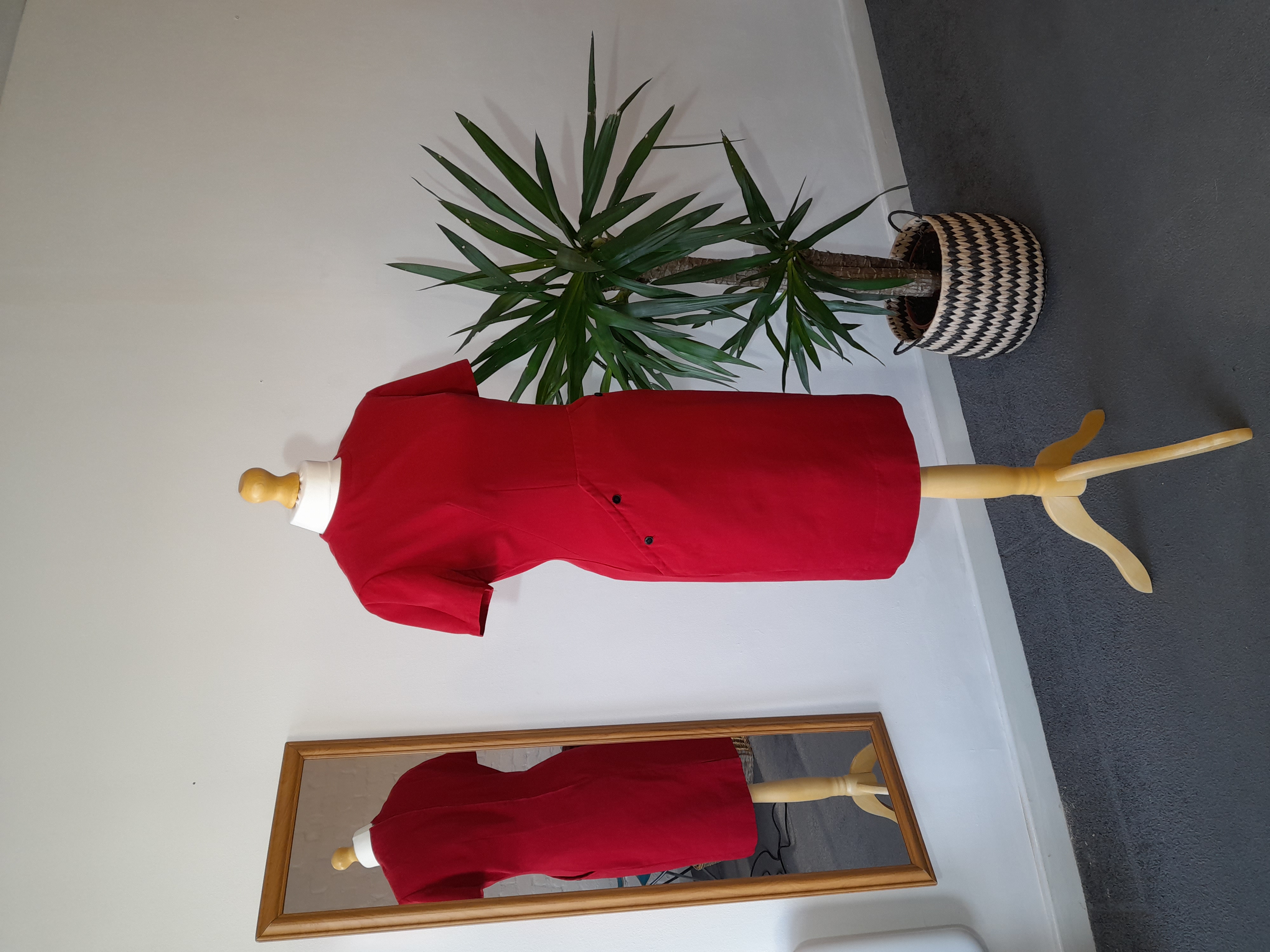 Red Dress on Mannequin 
