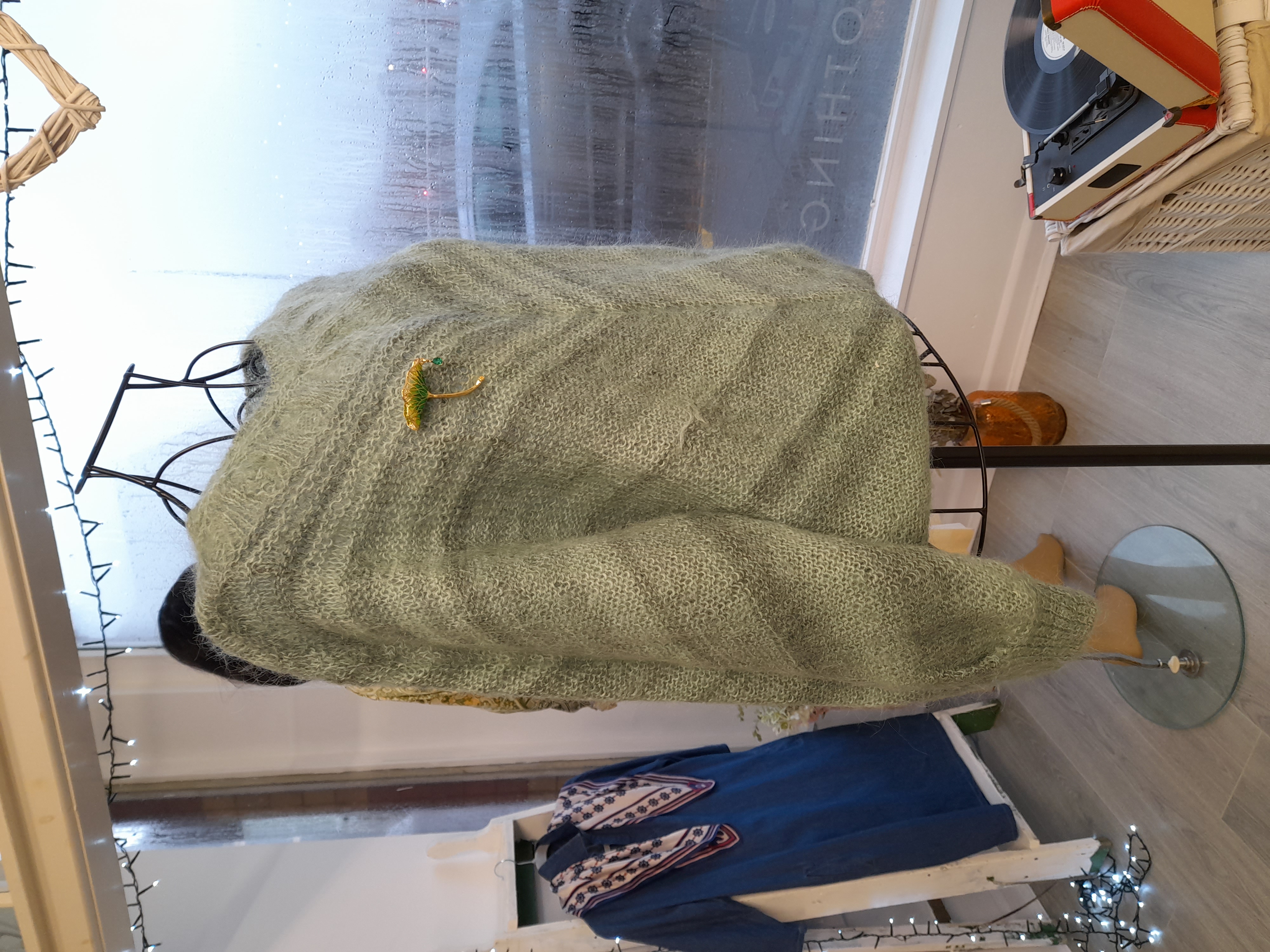 Green Vintage Knitted Sweater