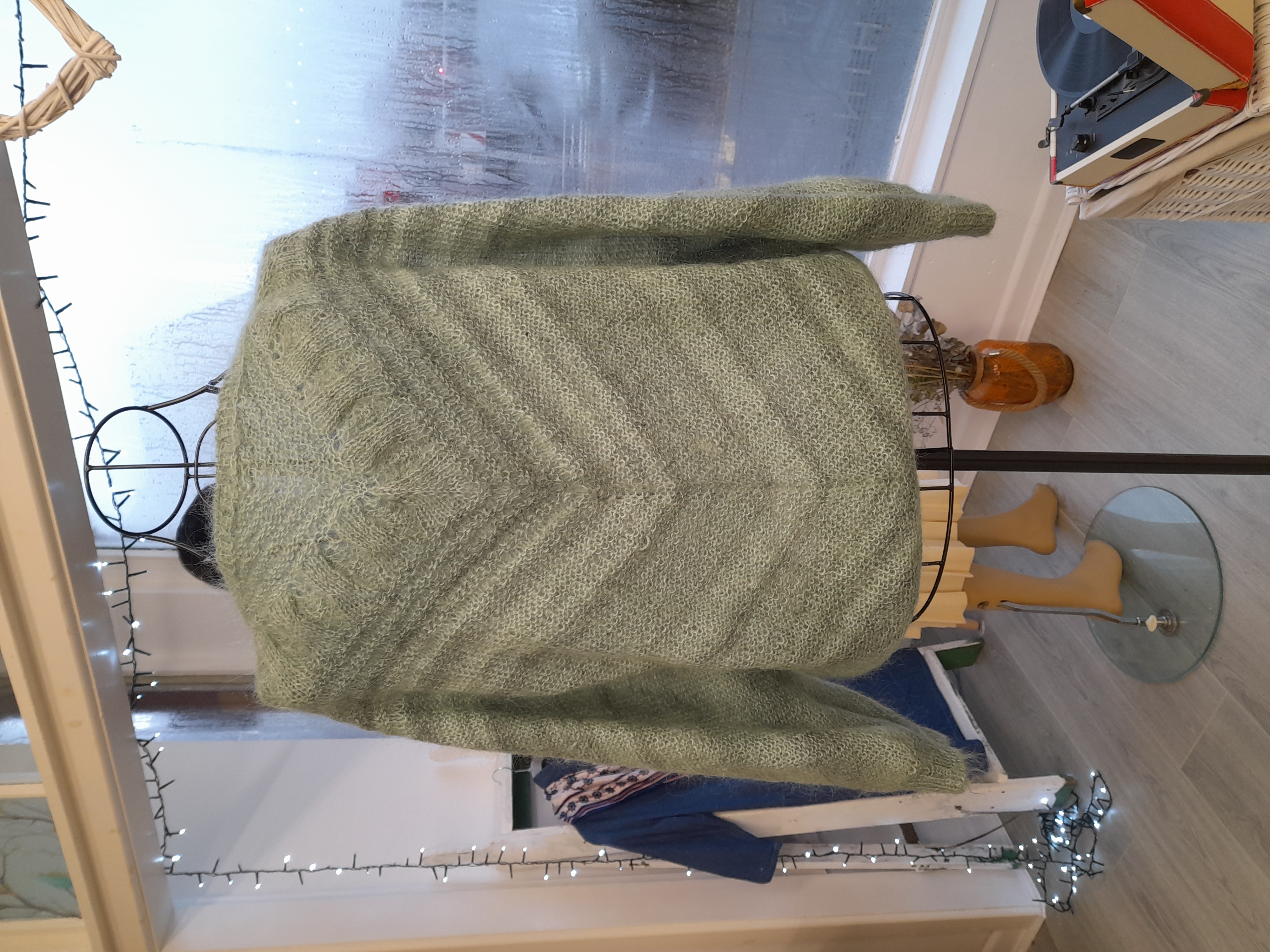 Green Vintage Knitted Sweater