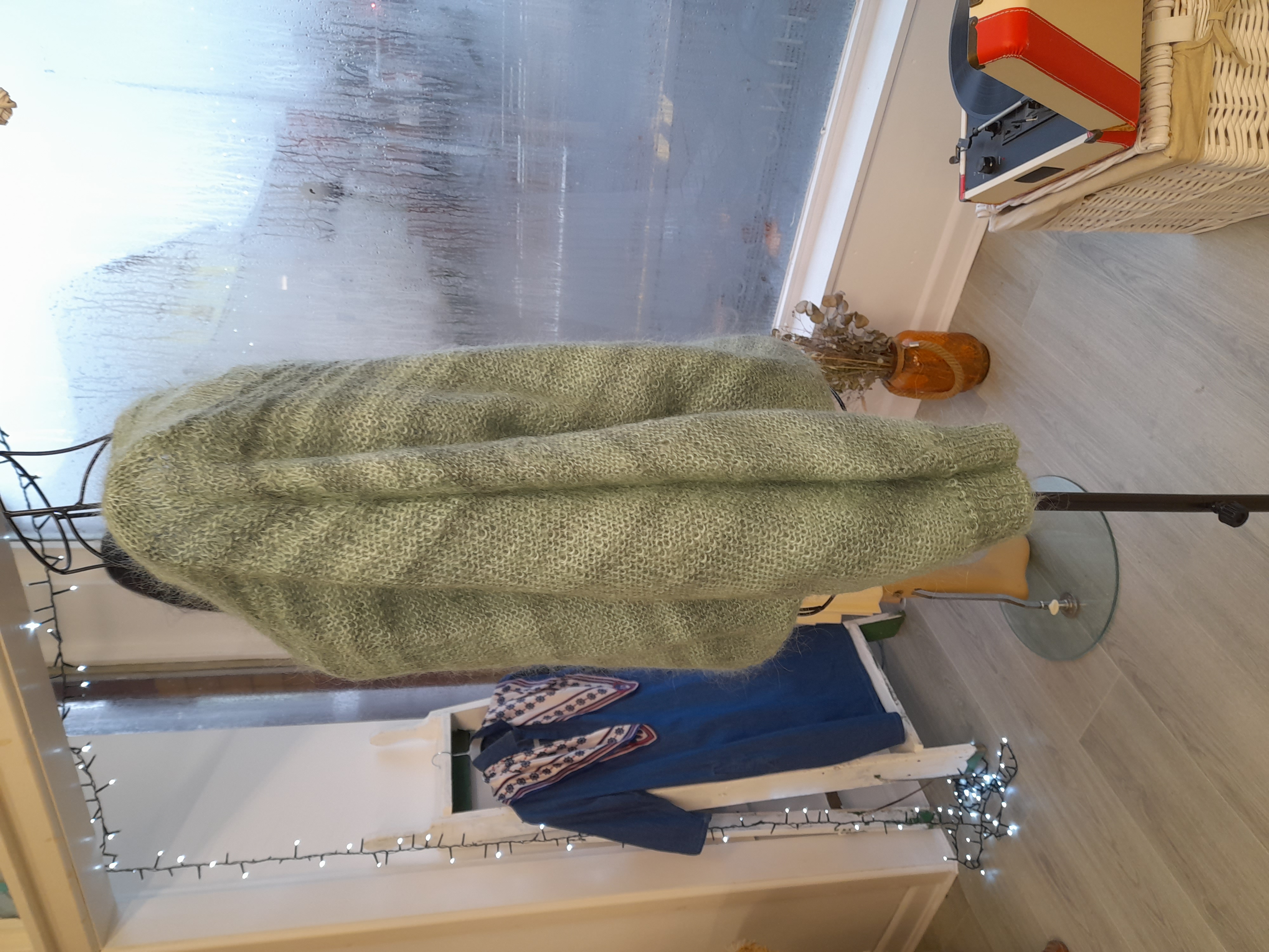 Green Vintage Knitted Sweater