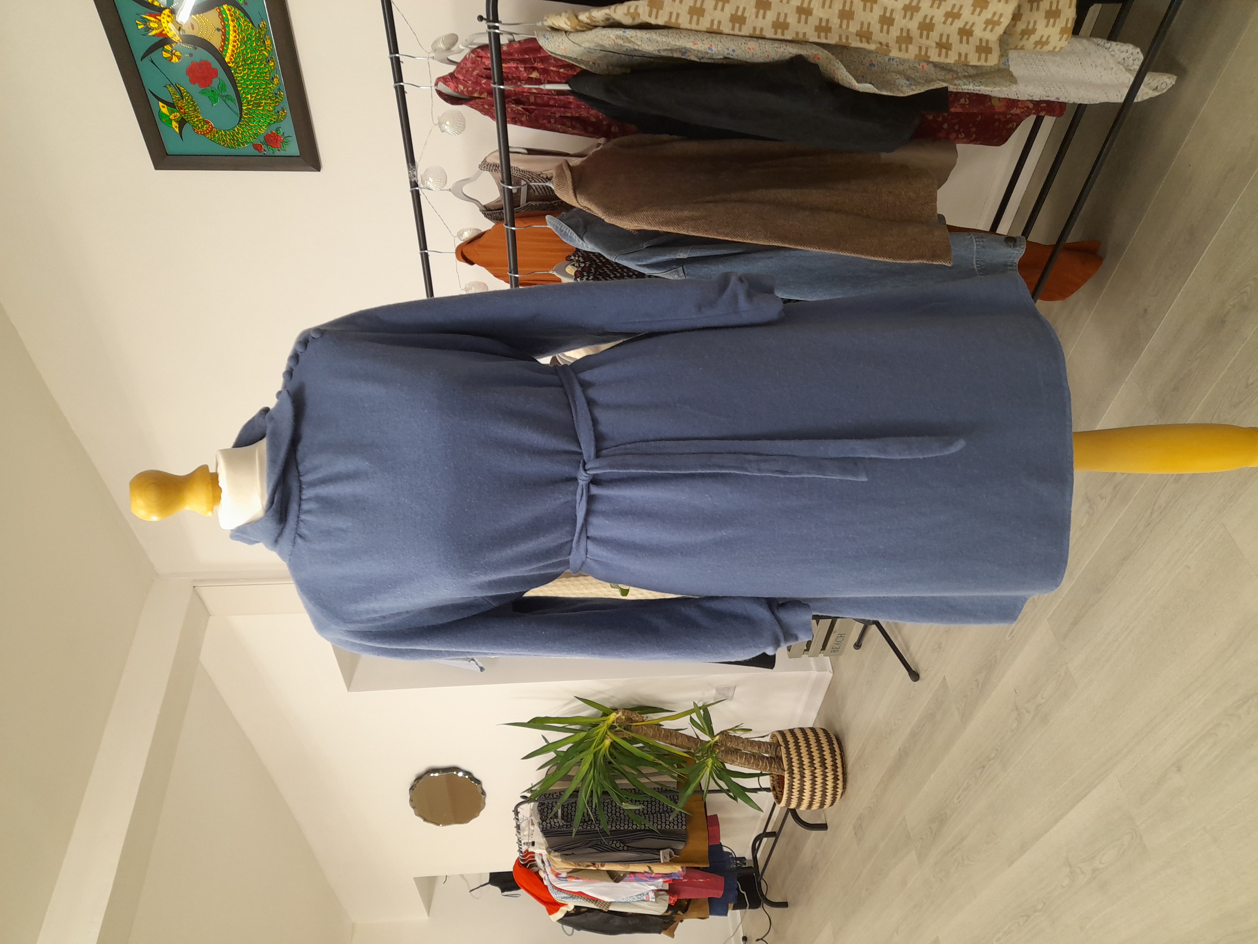 Blue Soft - Long Sleeve Dress 