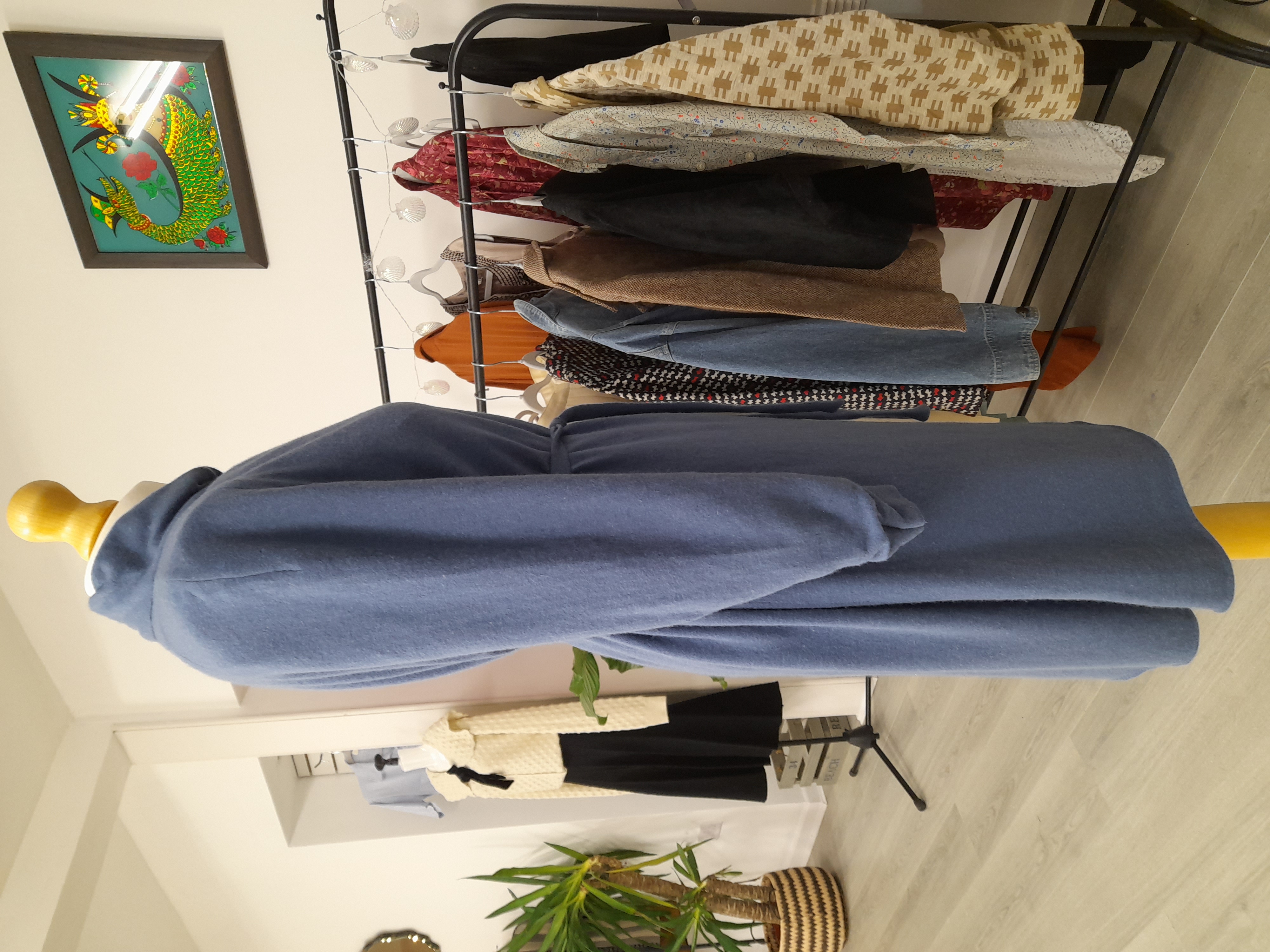 Blue Soft - Long Sleeve Dress 