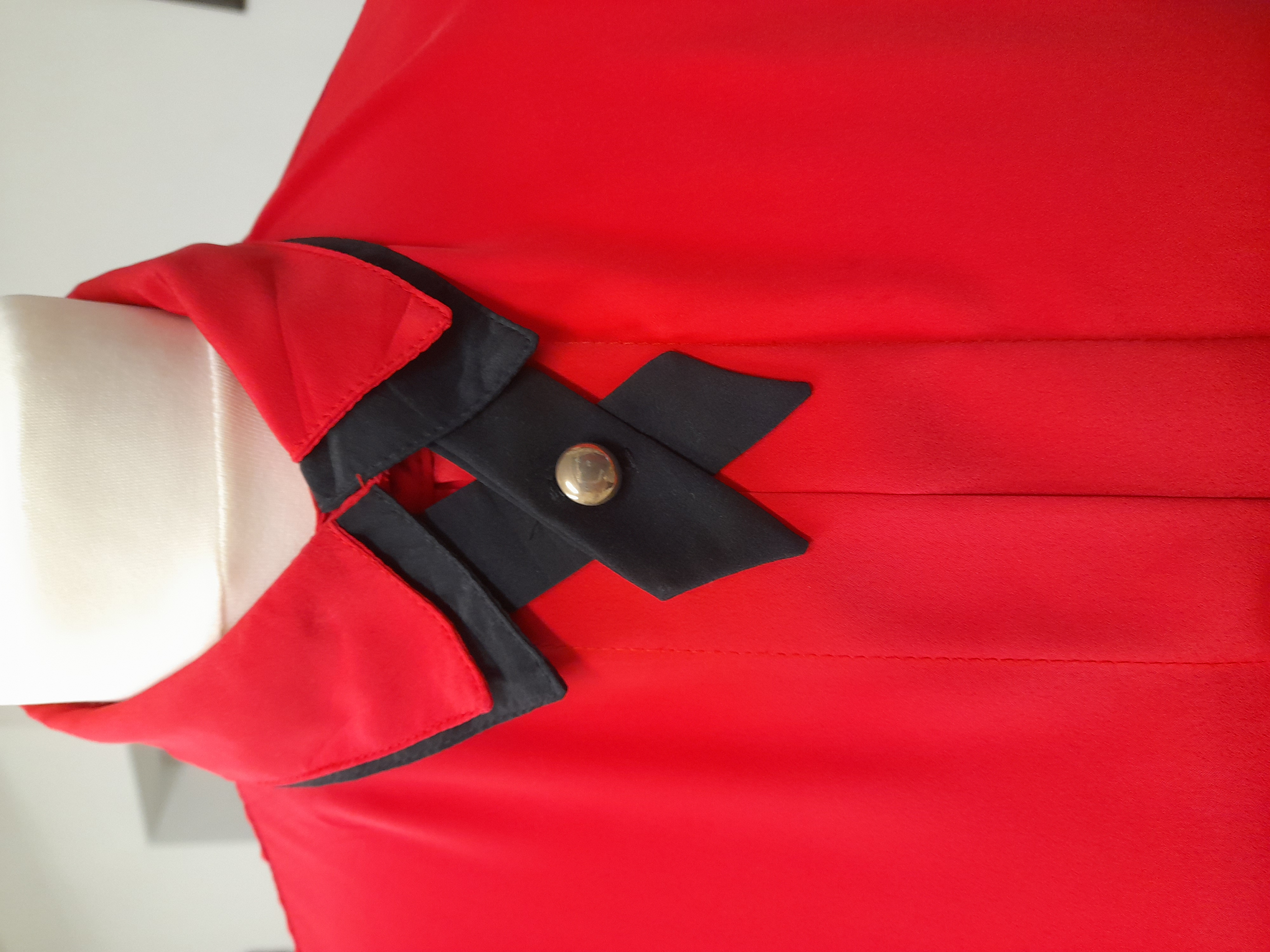 Red Vintage Blouse