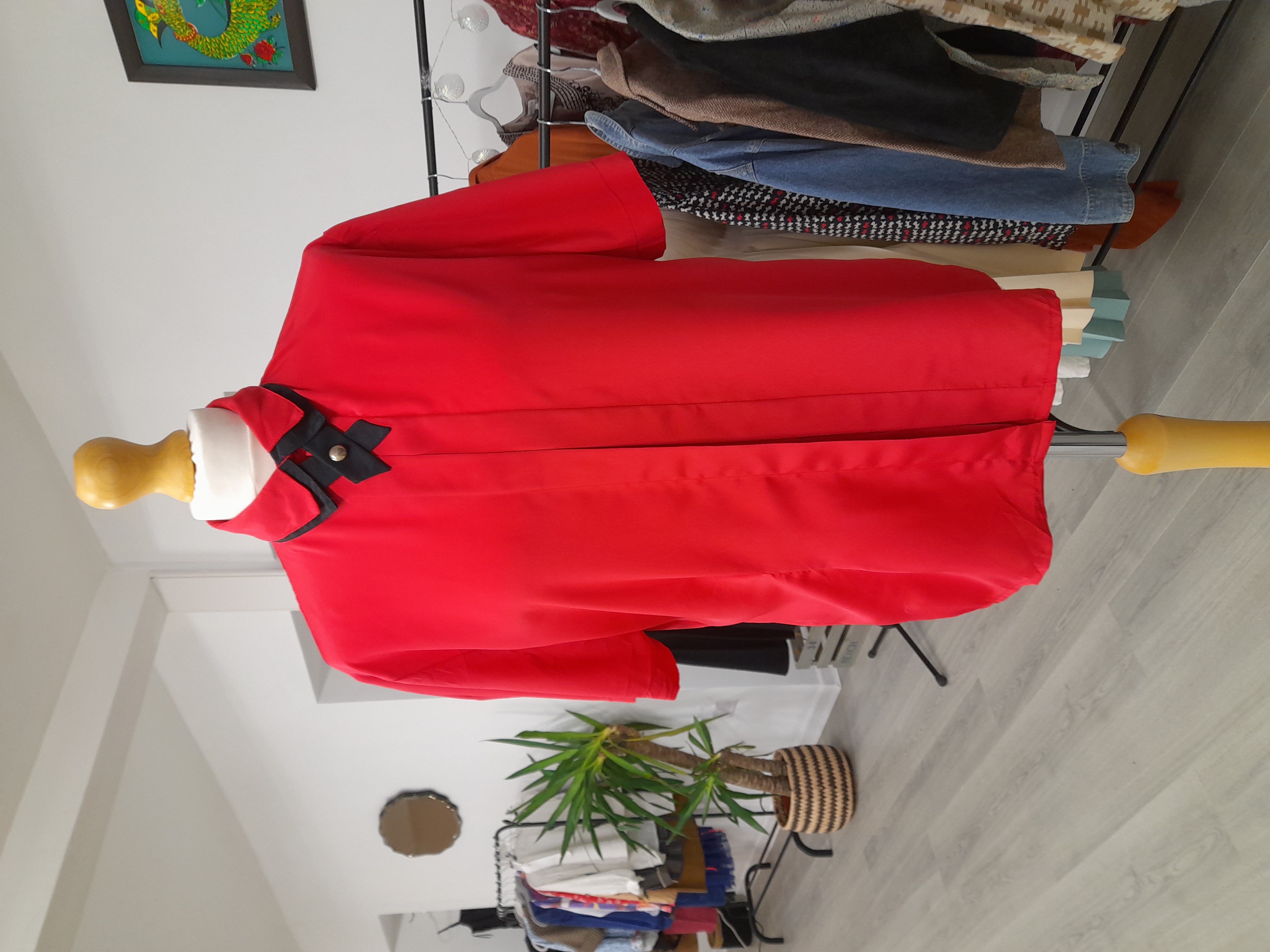 Red Vintage Blouse