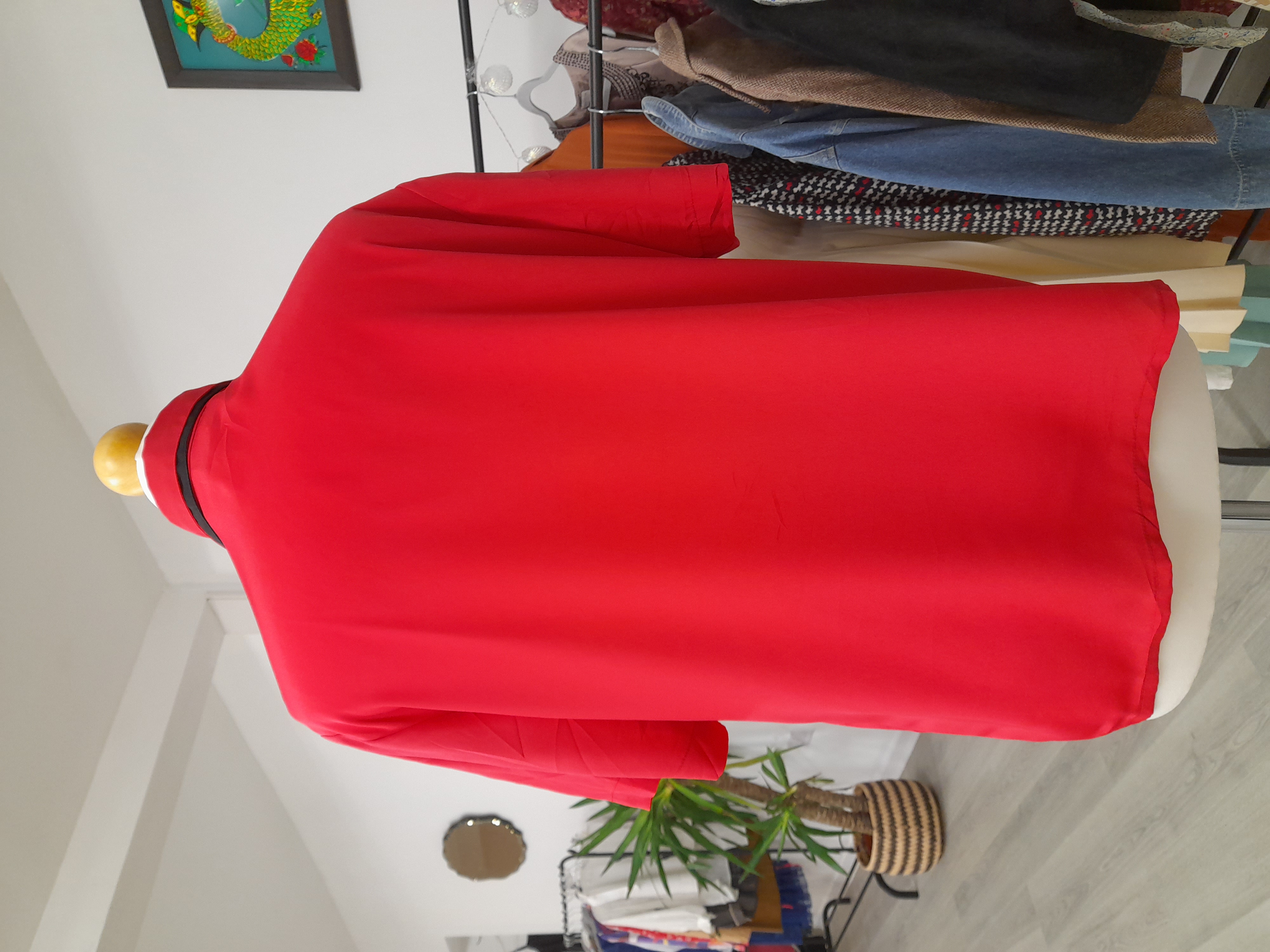 Red Vintage Blouse