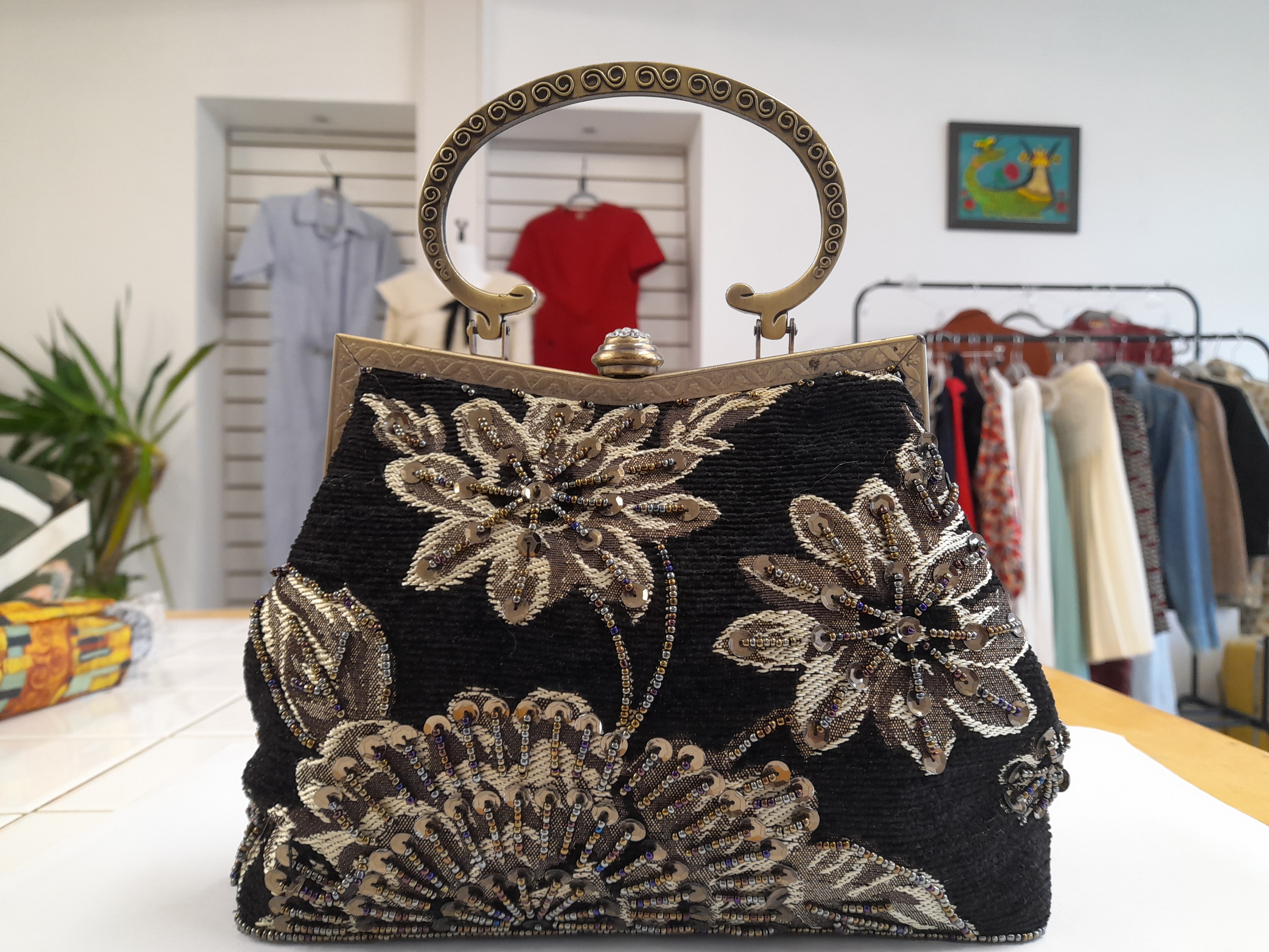 Vintage Floral Handbag