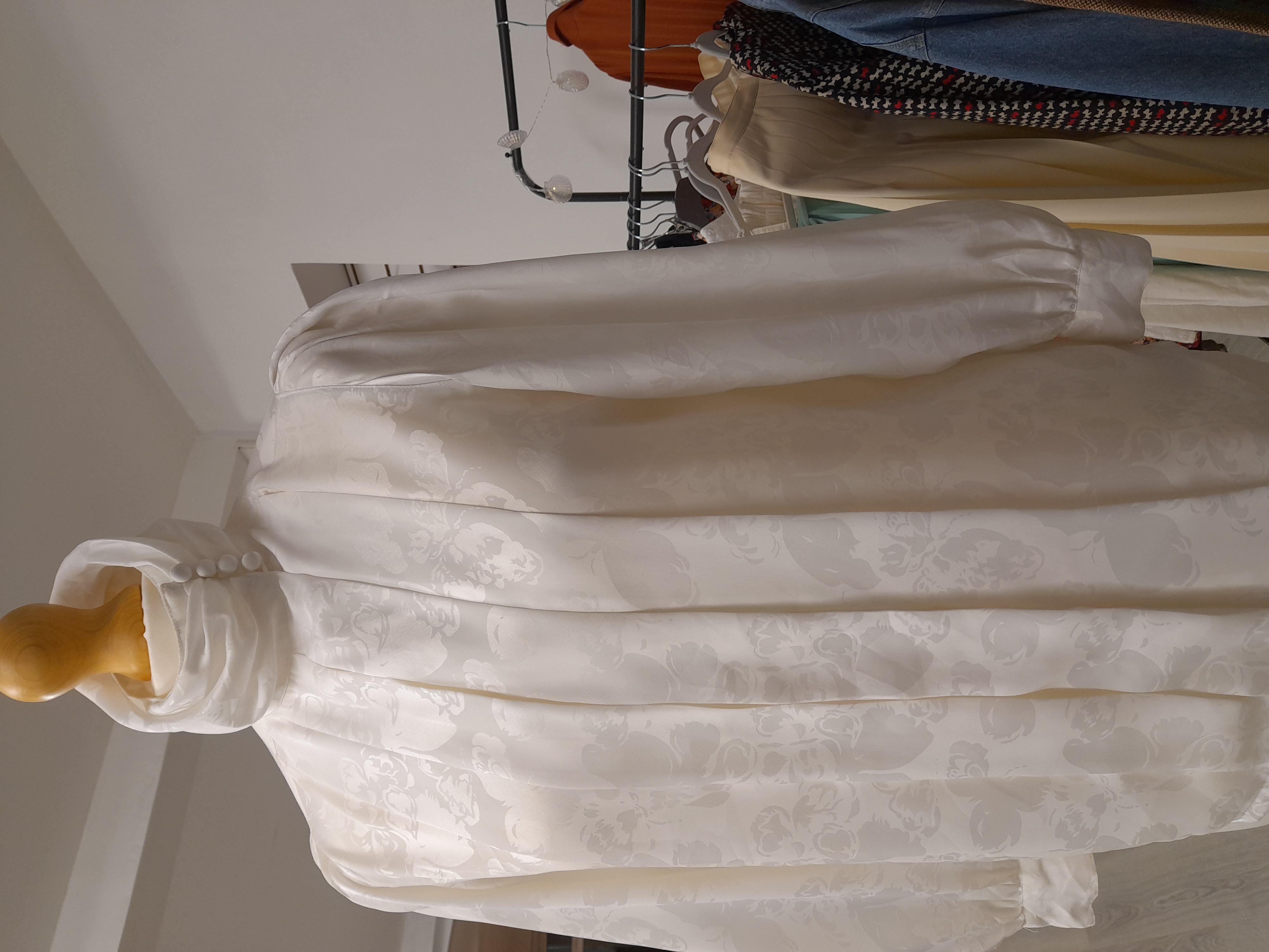 Elegant White Floral Blouse