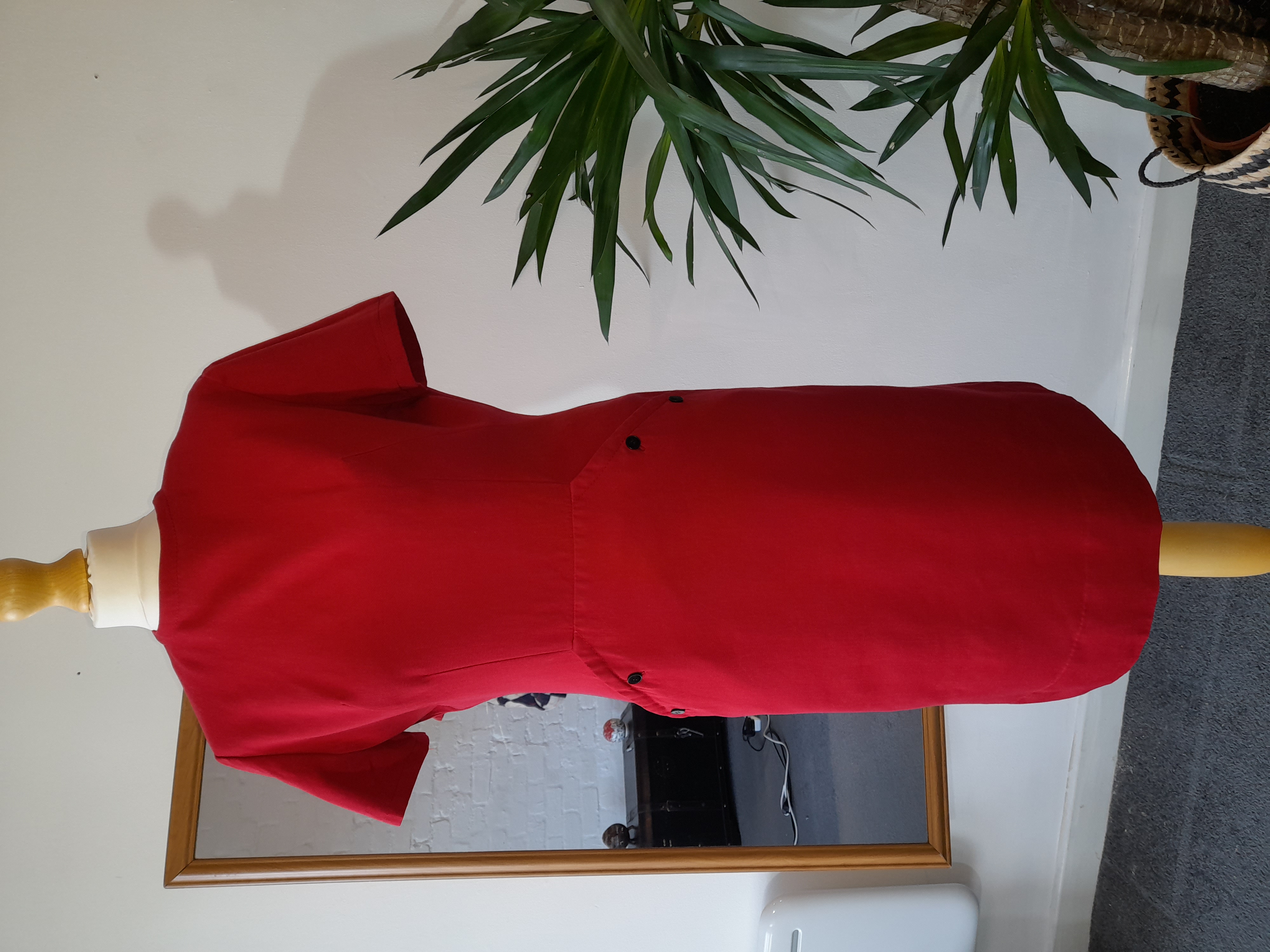 Red Dress on Mannequin 