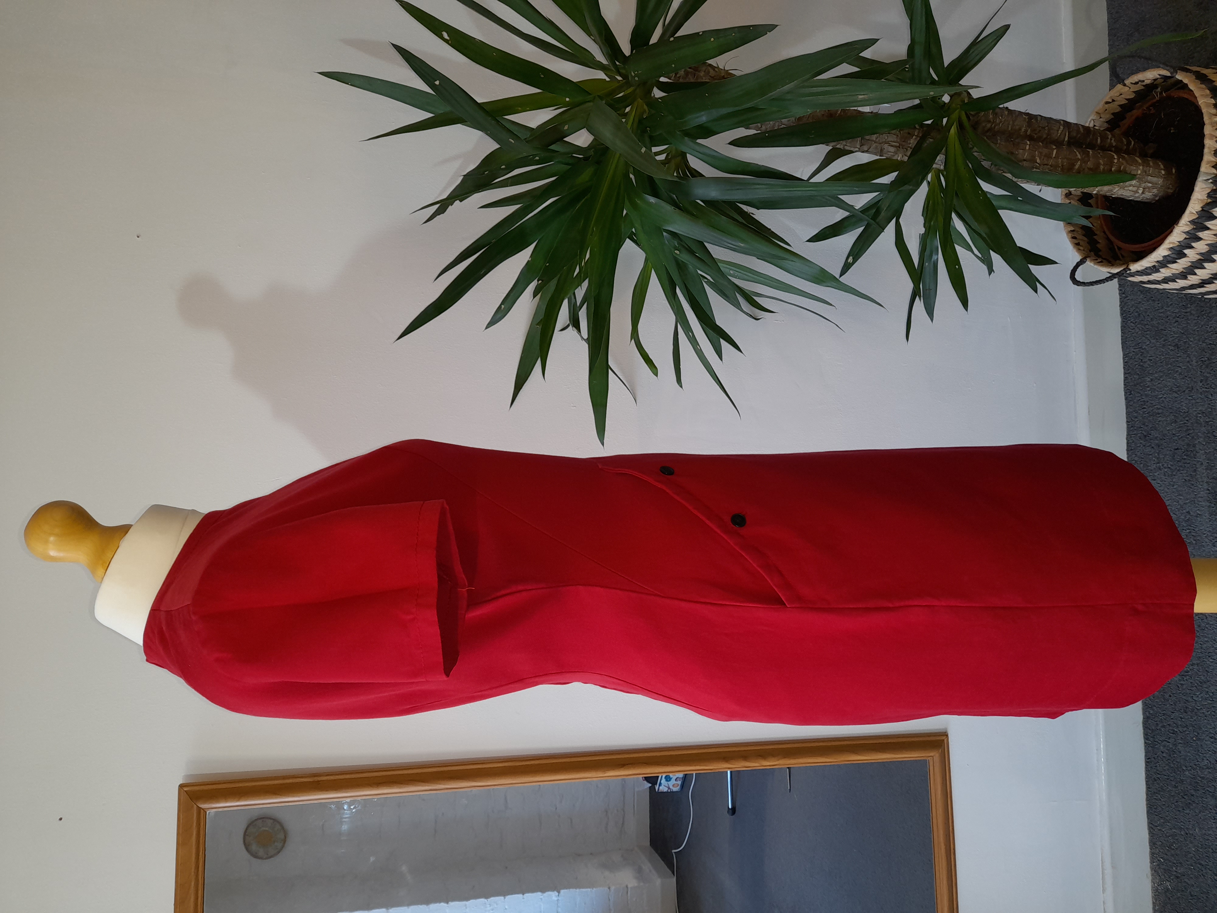 Red Dress on Mannequin 