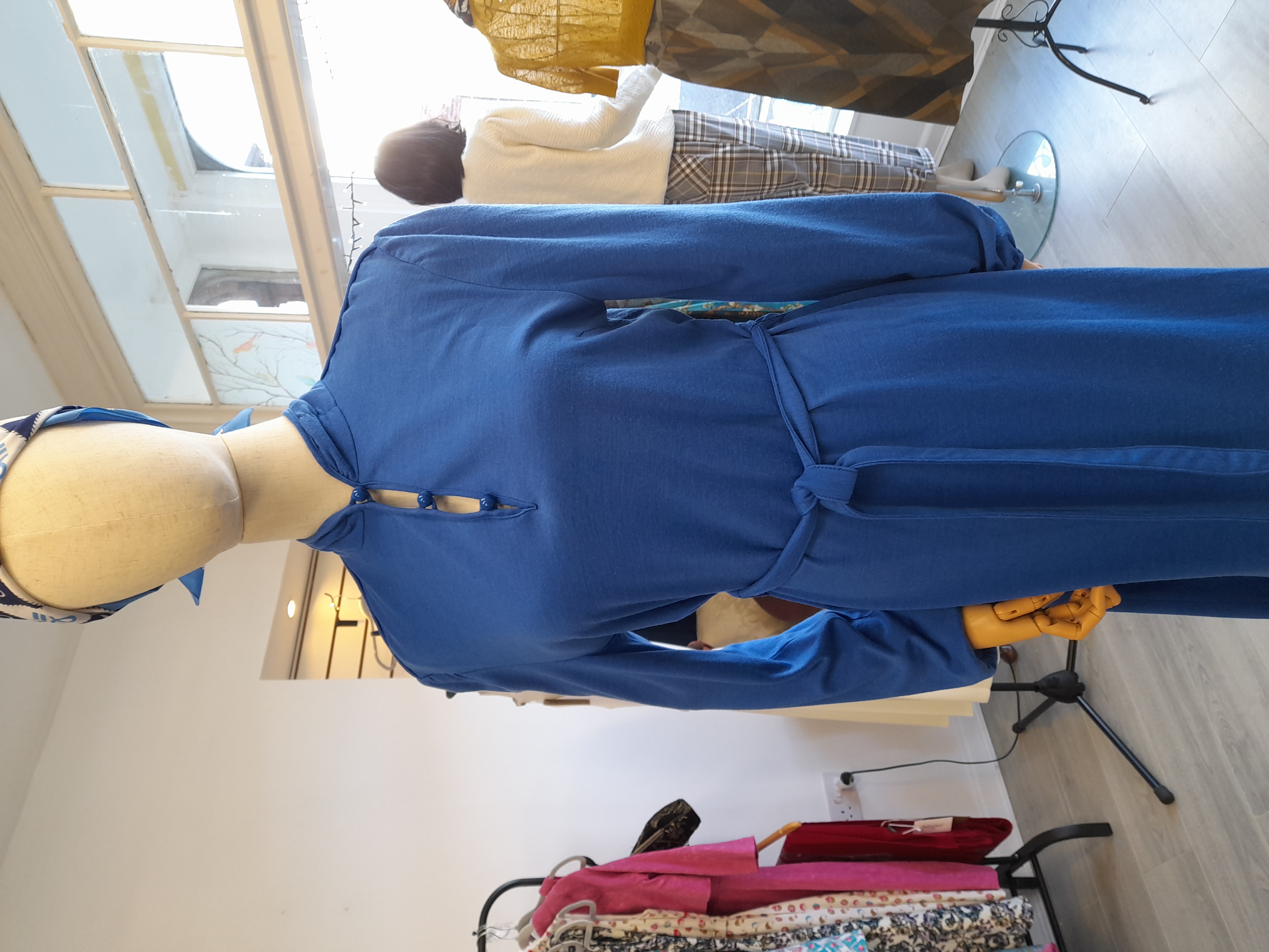 70s Blue Midi dress