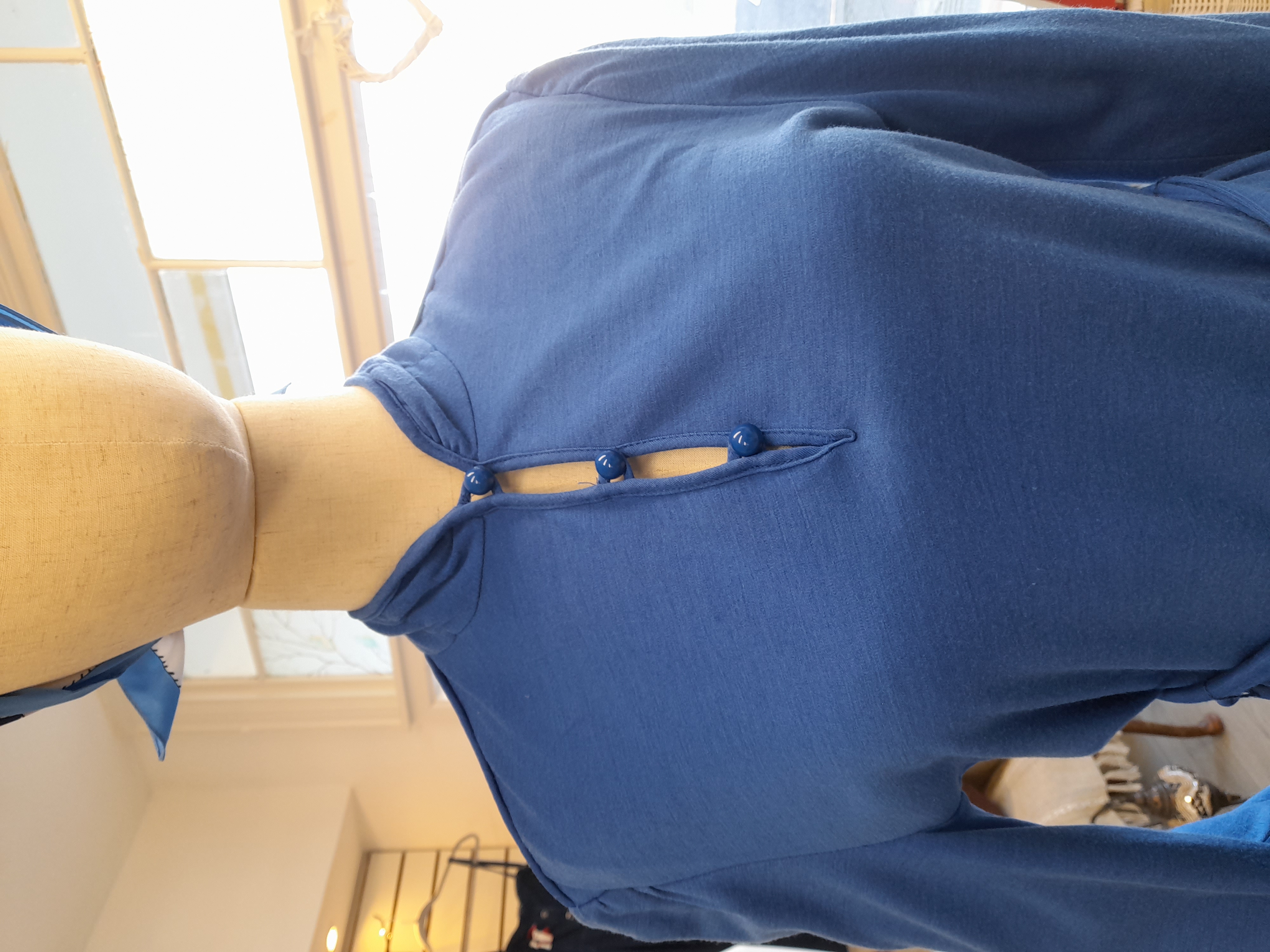 70s Blue Midi dress