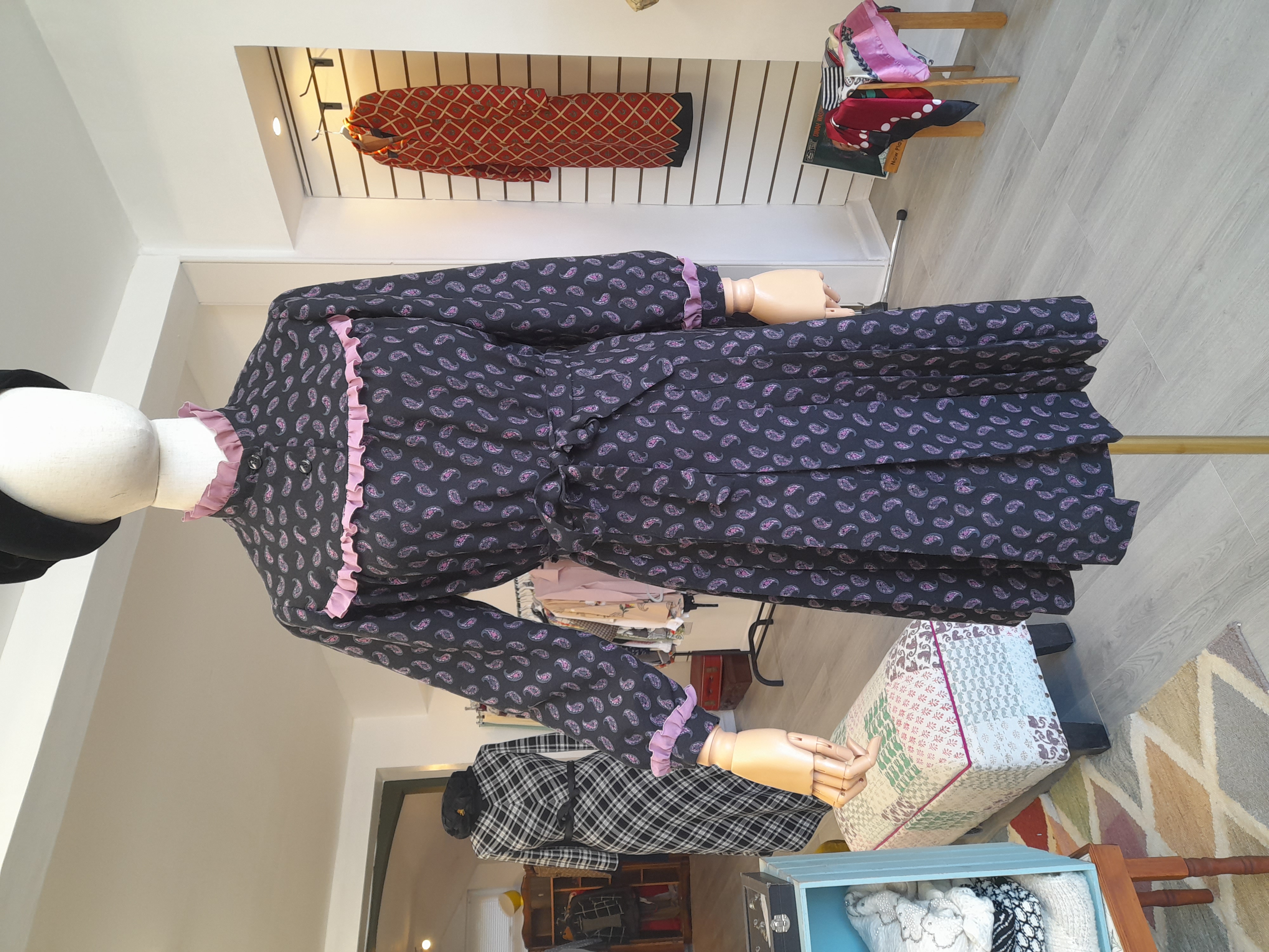 60's Black and Pink Dress