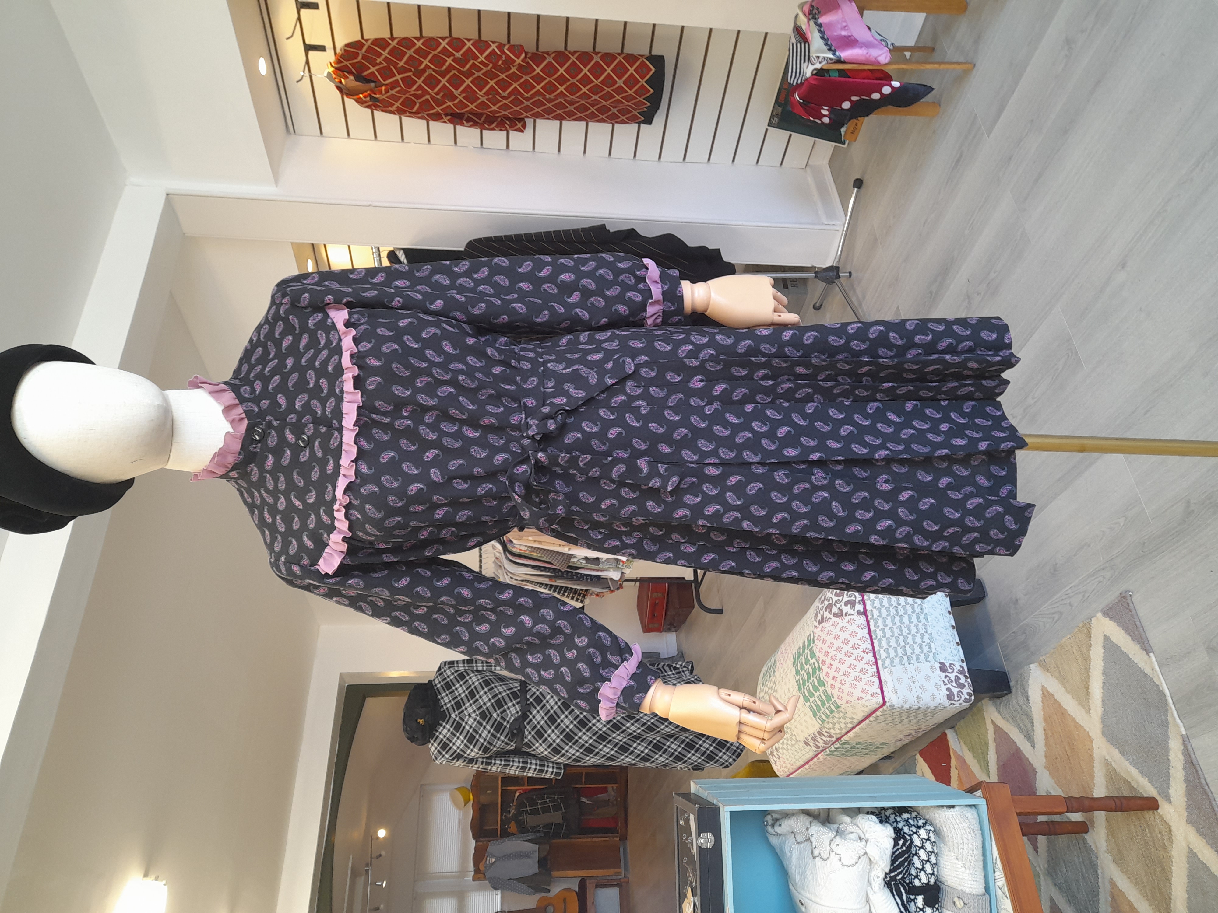 60's Black and Pink Dress