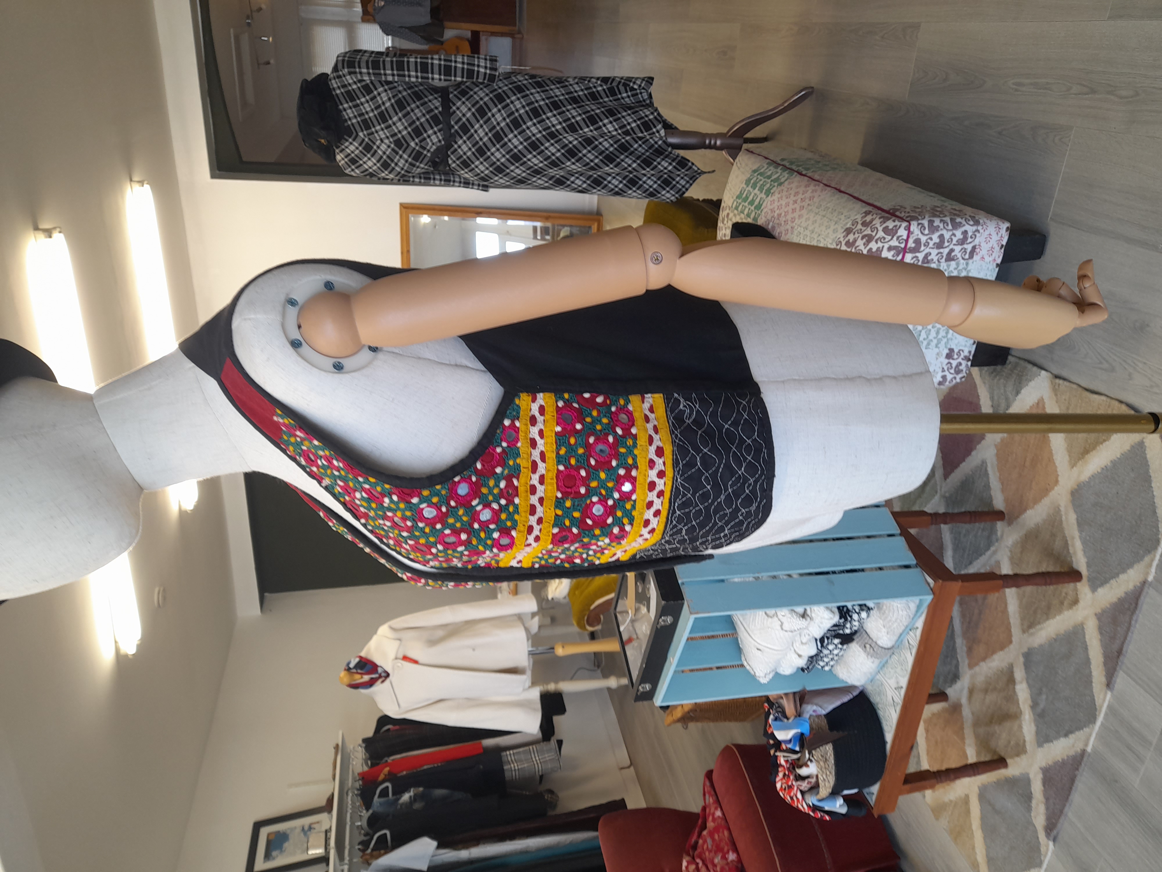 Multicolor Handmade Waistcoat 