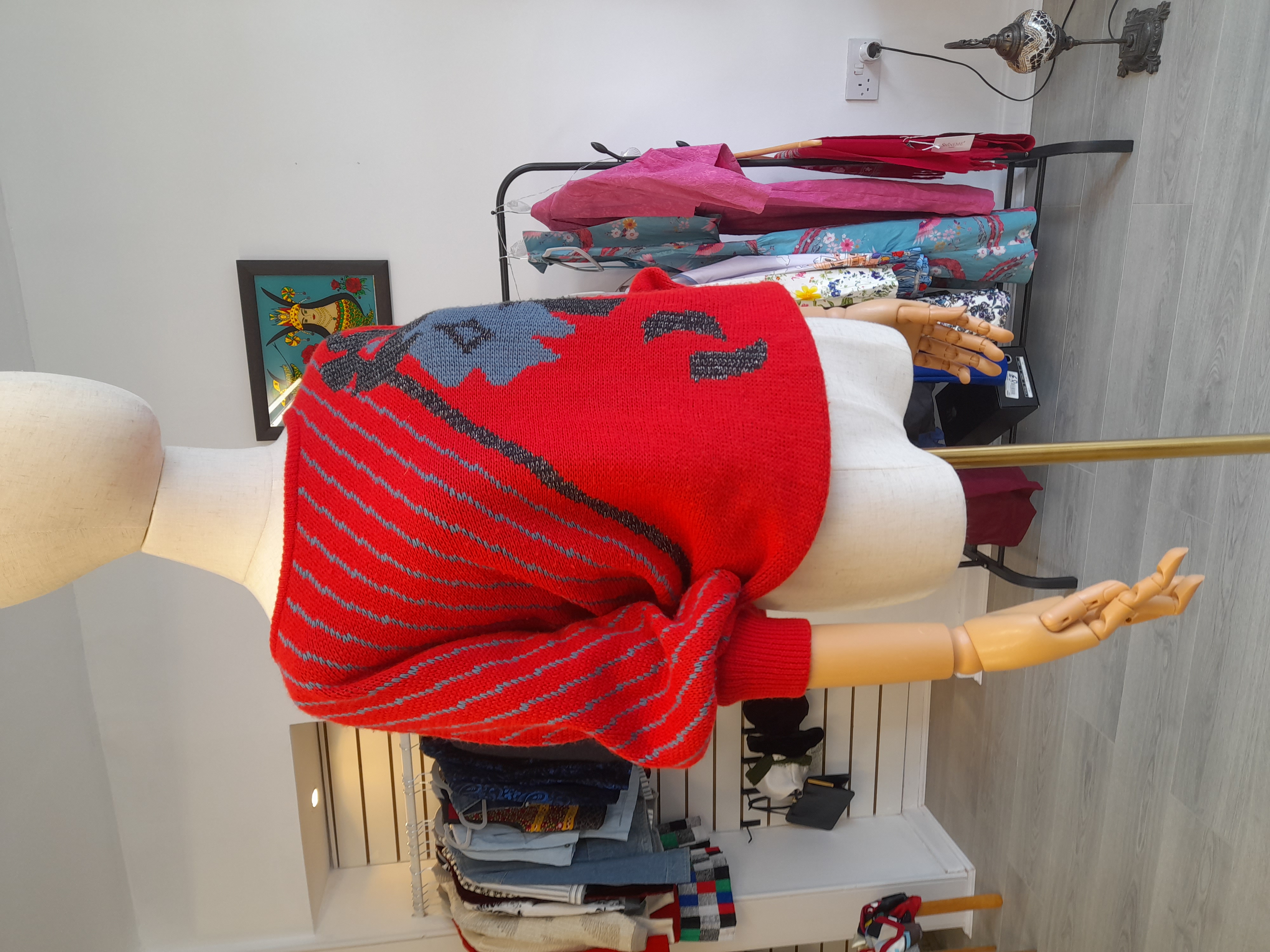 Vintage Red Jumper, Size M  